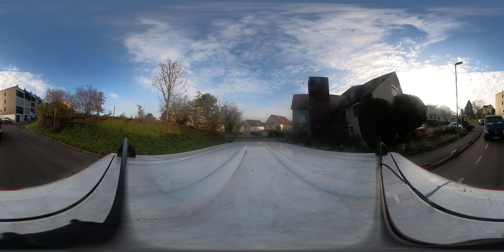 Street view near Hotel Knoblauch, Friedrichshafen