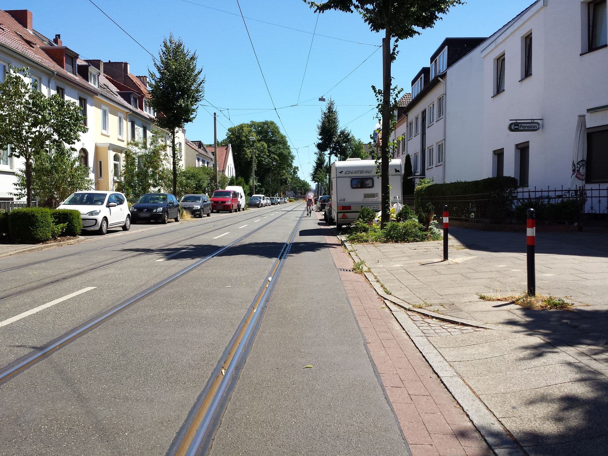 Street view near Pension Insulaner, Bremen — © hubert87 (CC BY-SA · Mapillary)