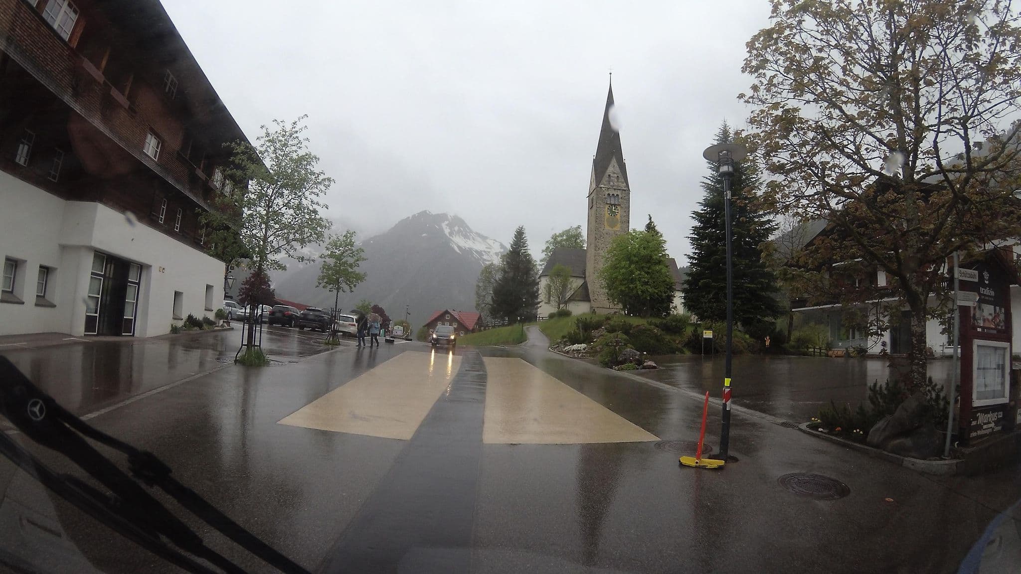 Street view near Landhaus Alte Krone, Hirschegg