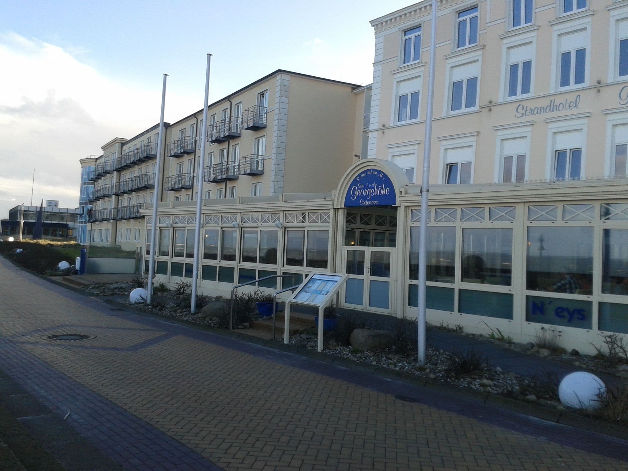 Street view near Strandhotel Georgshöhe, Norderney