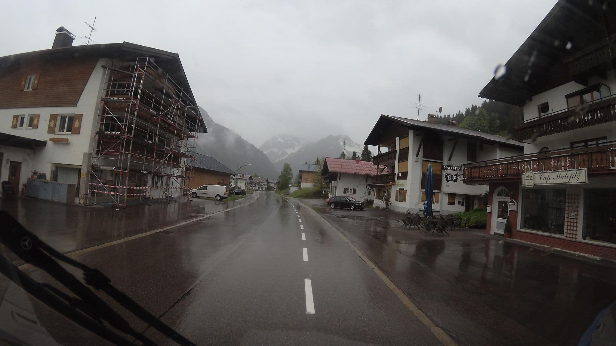 Street view near Haus Schönblick, Hirschegg