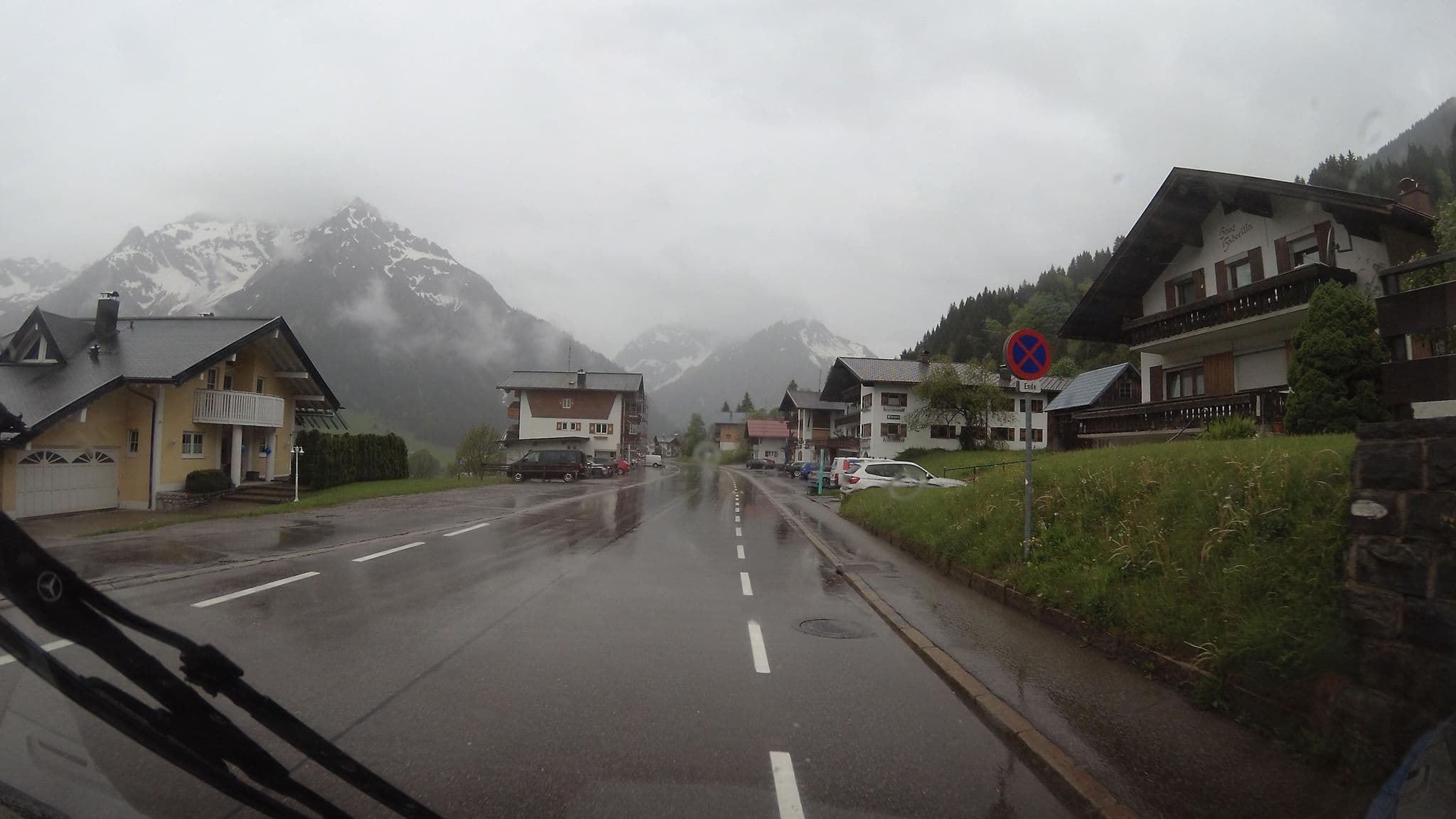 Street view near Villa Vanessa, Hirschegg