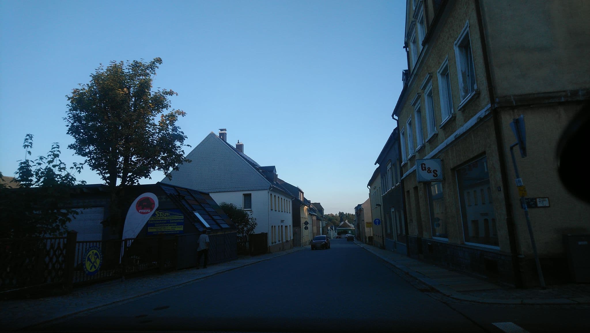 Street view near Ferienwohnung Haus Feig, Geyer — © maikm (CC BY-SA · Mapillary)