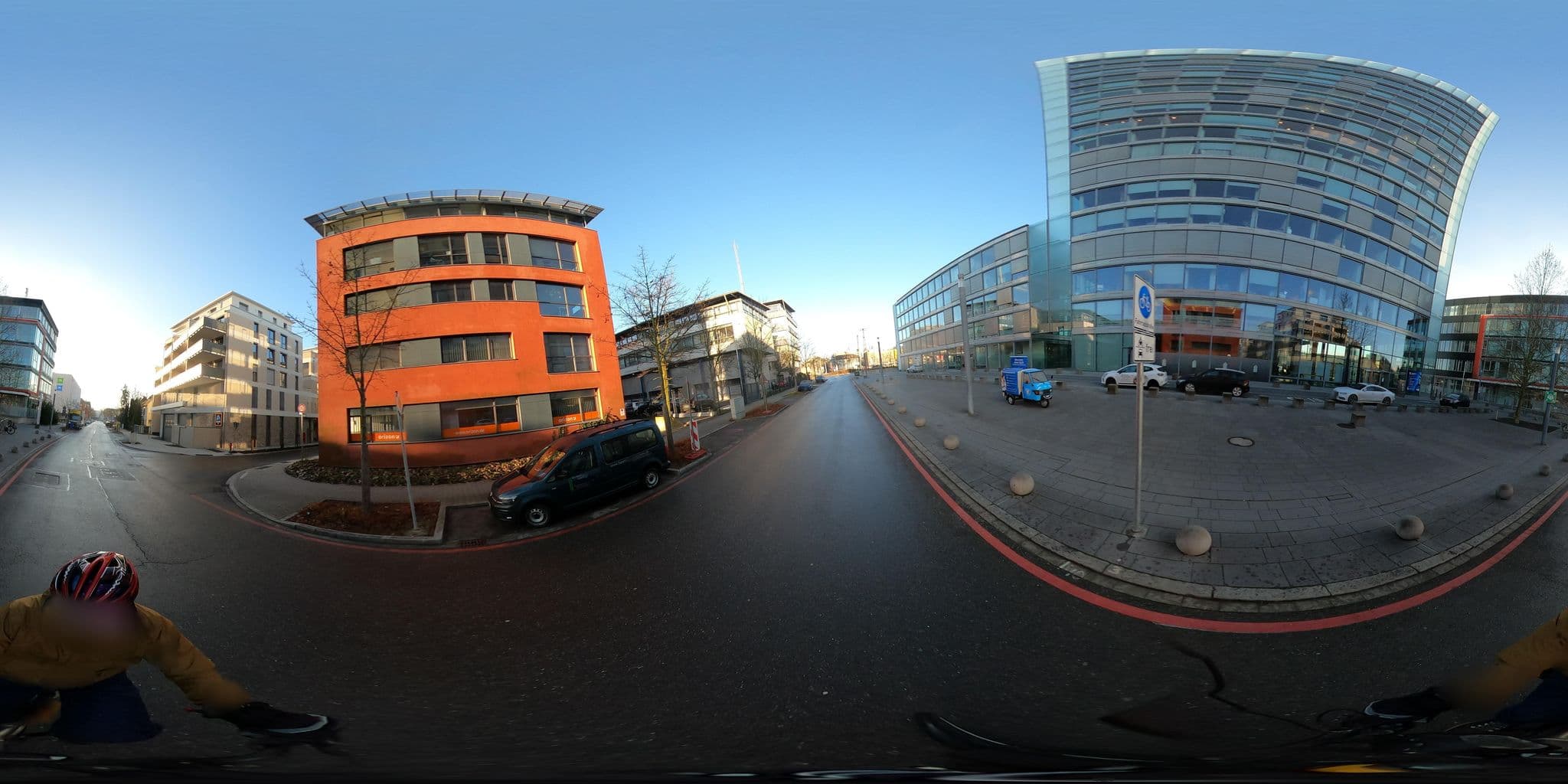 Street view near Hegau Tower, Singen — © RadNETZ (CC BY-SA · Mapillary)