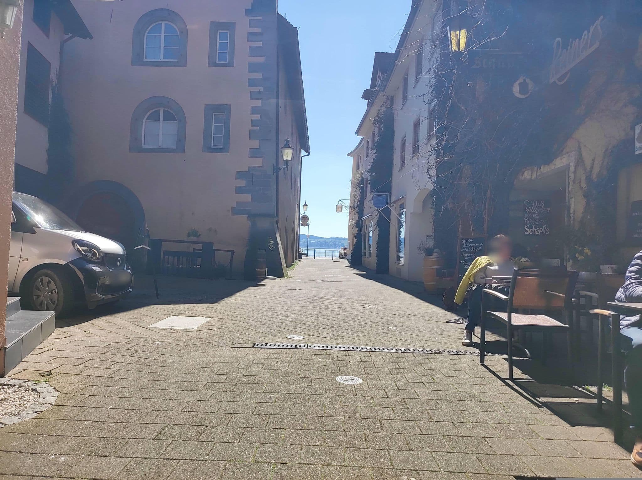 Street view near Seehotel Schäpfle, Überlingen — © msdess (CC BY-SA · Mapillary)