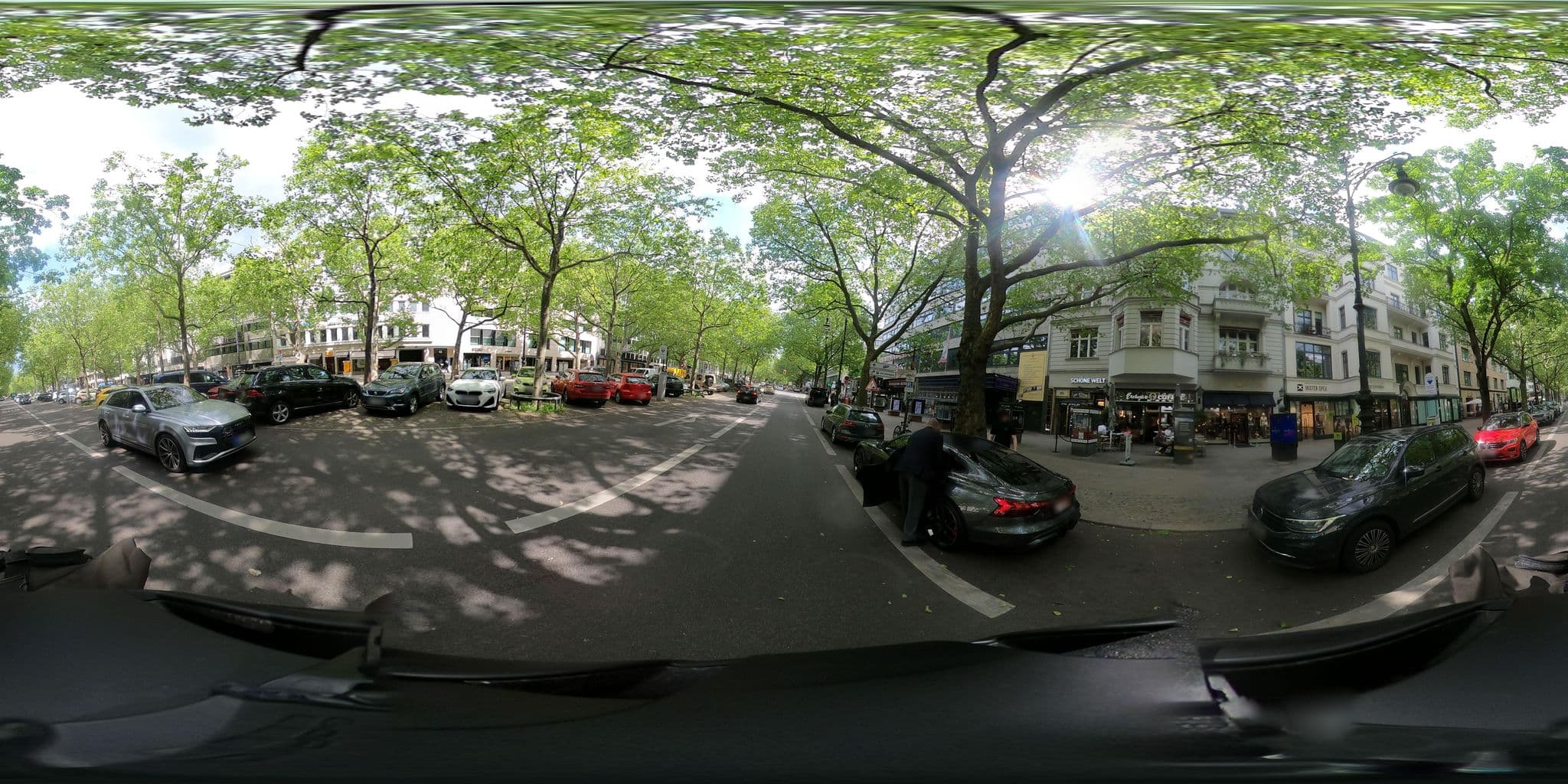Street view near Hollywood Media Hotel, Schöneberg — © mlvln (CC BY-SA · Mapillary)