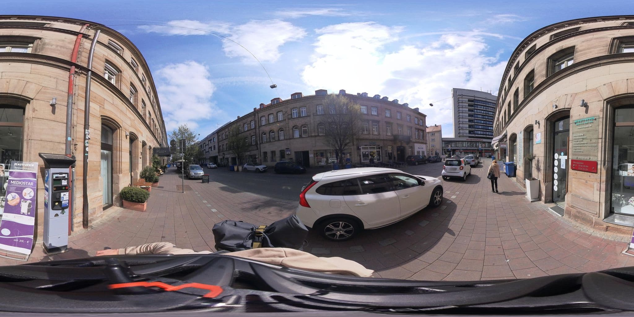 Street view near Werners Hotel, Fürth — © stadtraumGmbH (CC BY-SA · Mapillary)