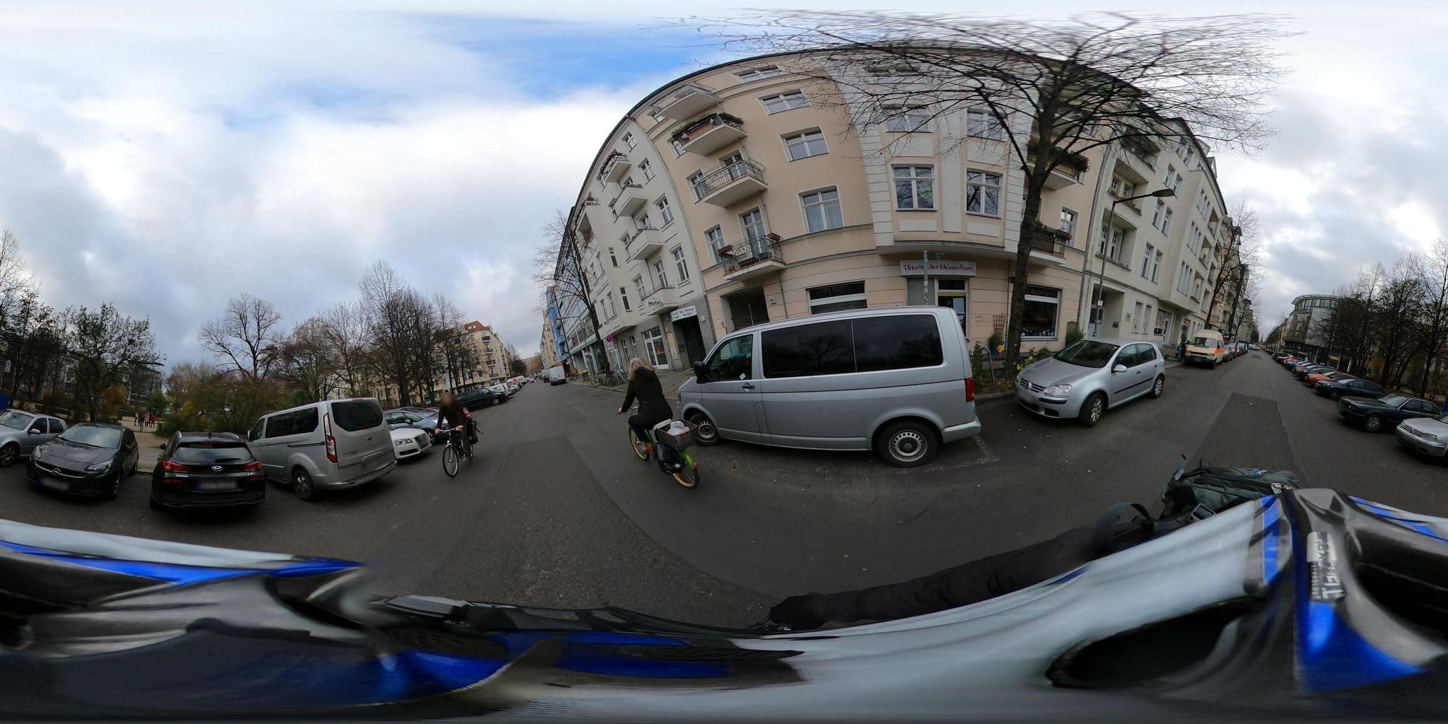 Street view near Nu Wave Hotel, Friedrichshain — © eserte (CC BY-SA · Mapillary)