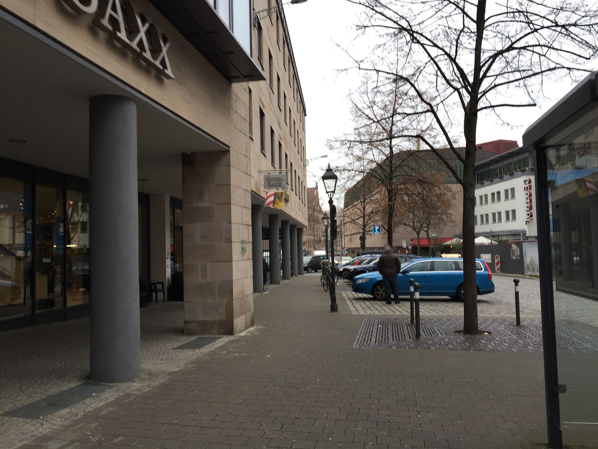 Street view near SORAT Hotel Saxx, Nuremberg — © richlv (CC BY-SA · Mapillary)