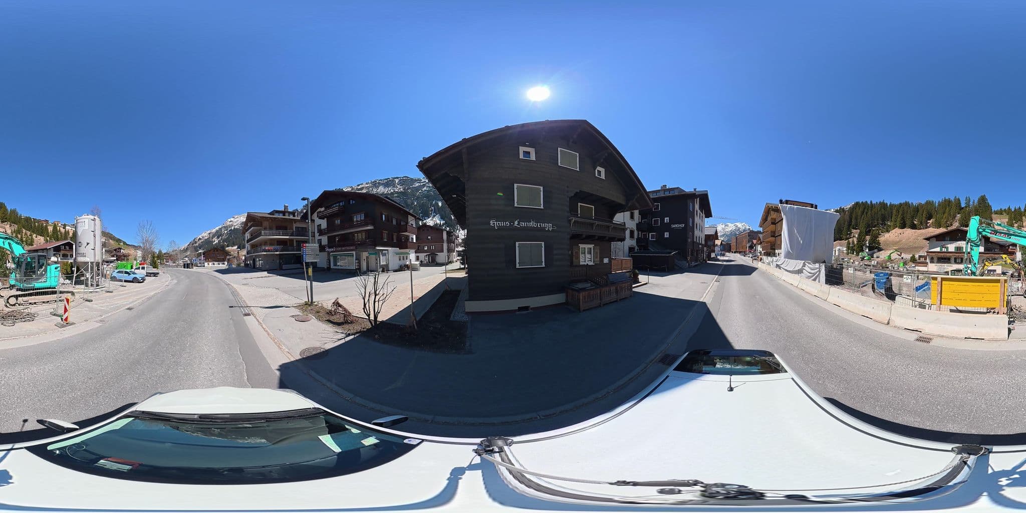 Street view near Haus Landbrugg, Lech