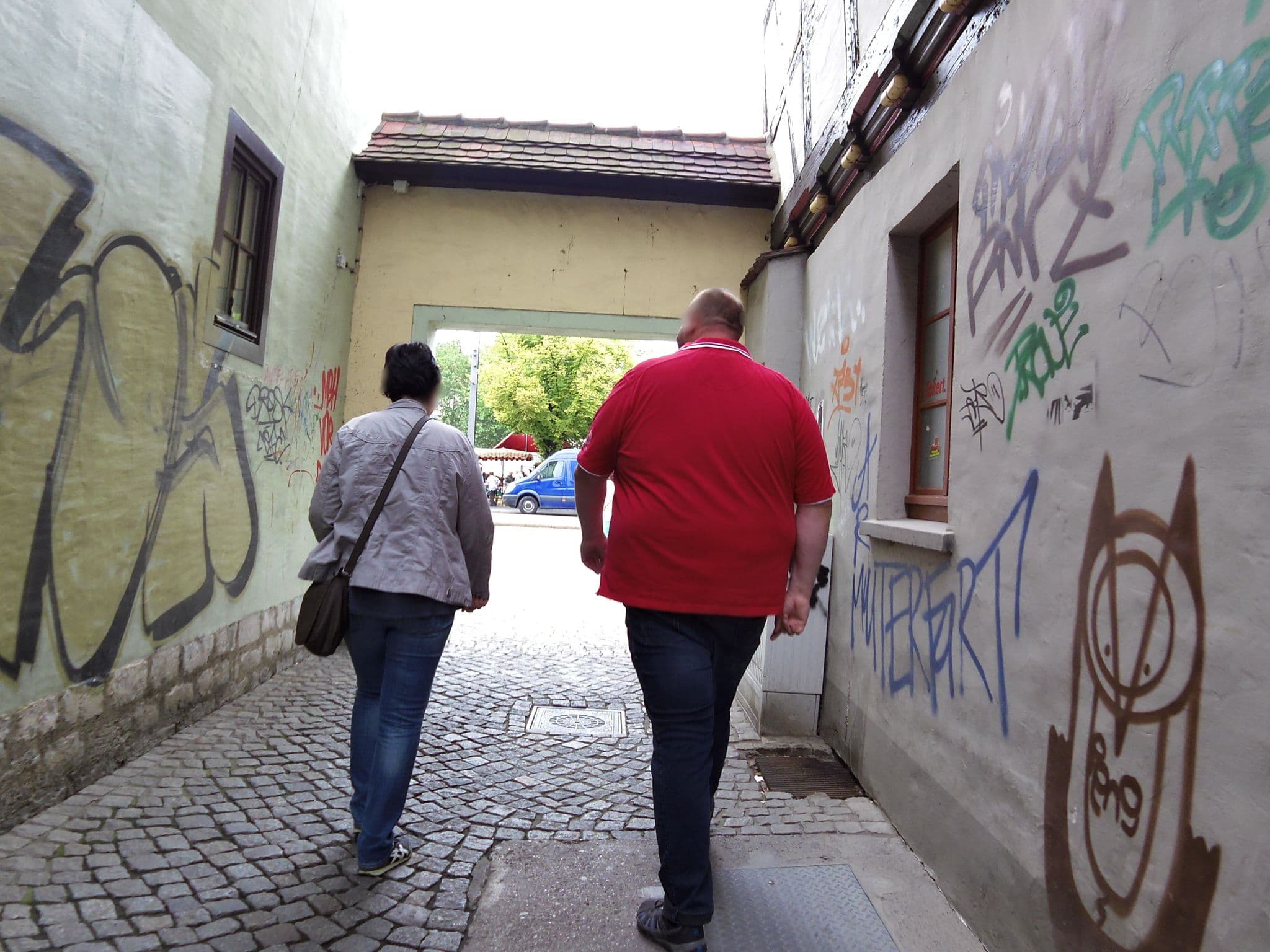 Street view near Pension Domblick, Erfurt — © zoegglmeyr (CC BY-SA · Mapillary)