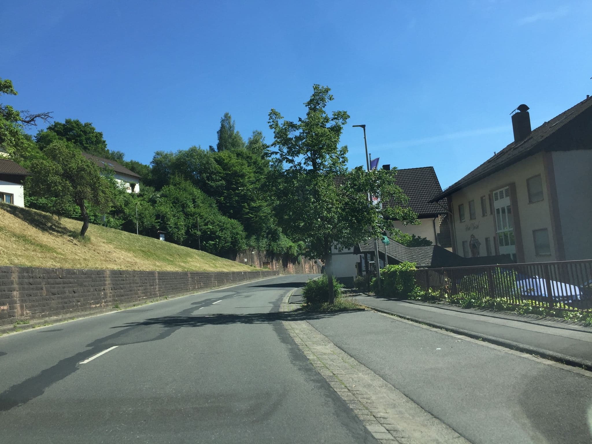 Street view near Hotel Christel, Heimbuchenthal — © m_groebs (CC BY-SA · Mapillary)
