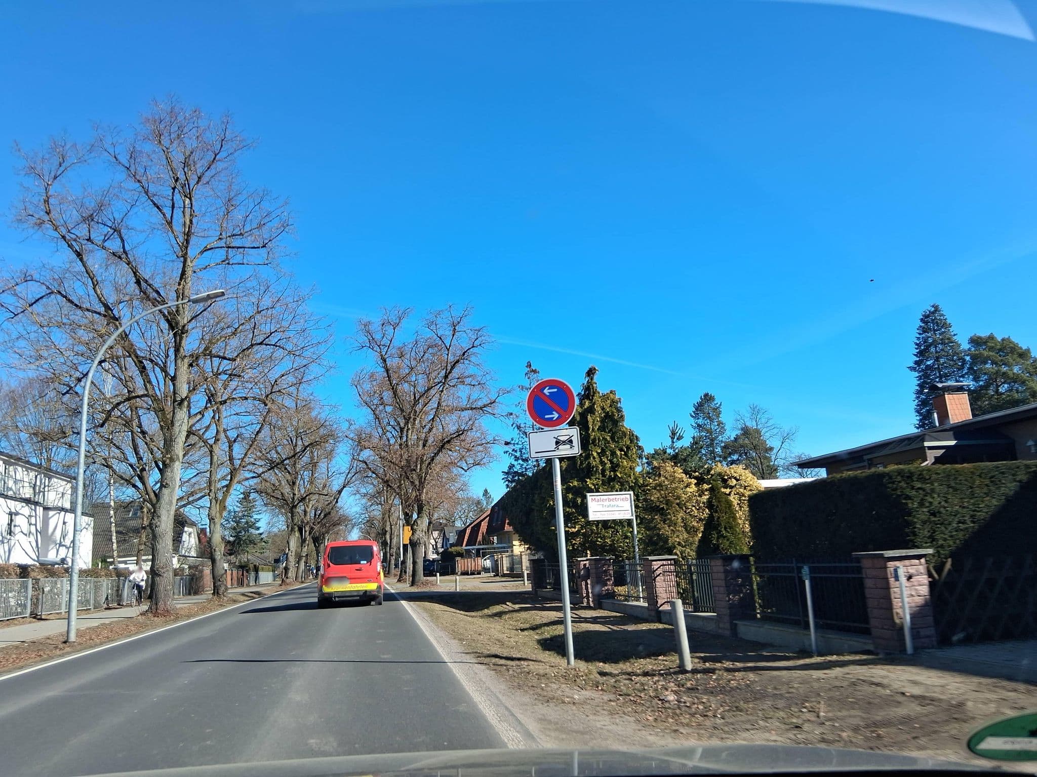 Street view near Hotel Annablick, Rehfelde — © DBSEV_SBB (CC BY-SA · Mapillary)