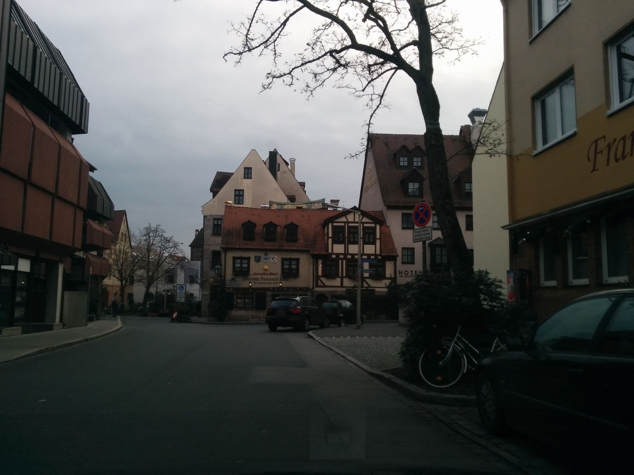 Street view near Franconia City Hotel, Nuremberg — © falk (CC BY-SA · Mapillary)
