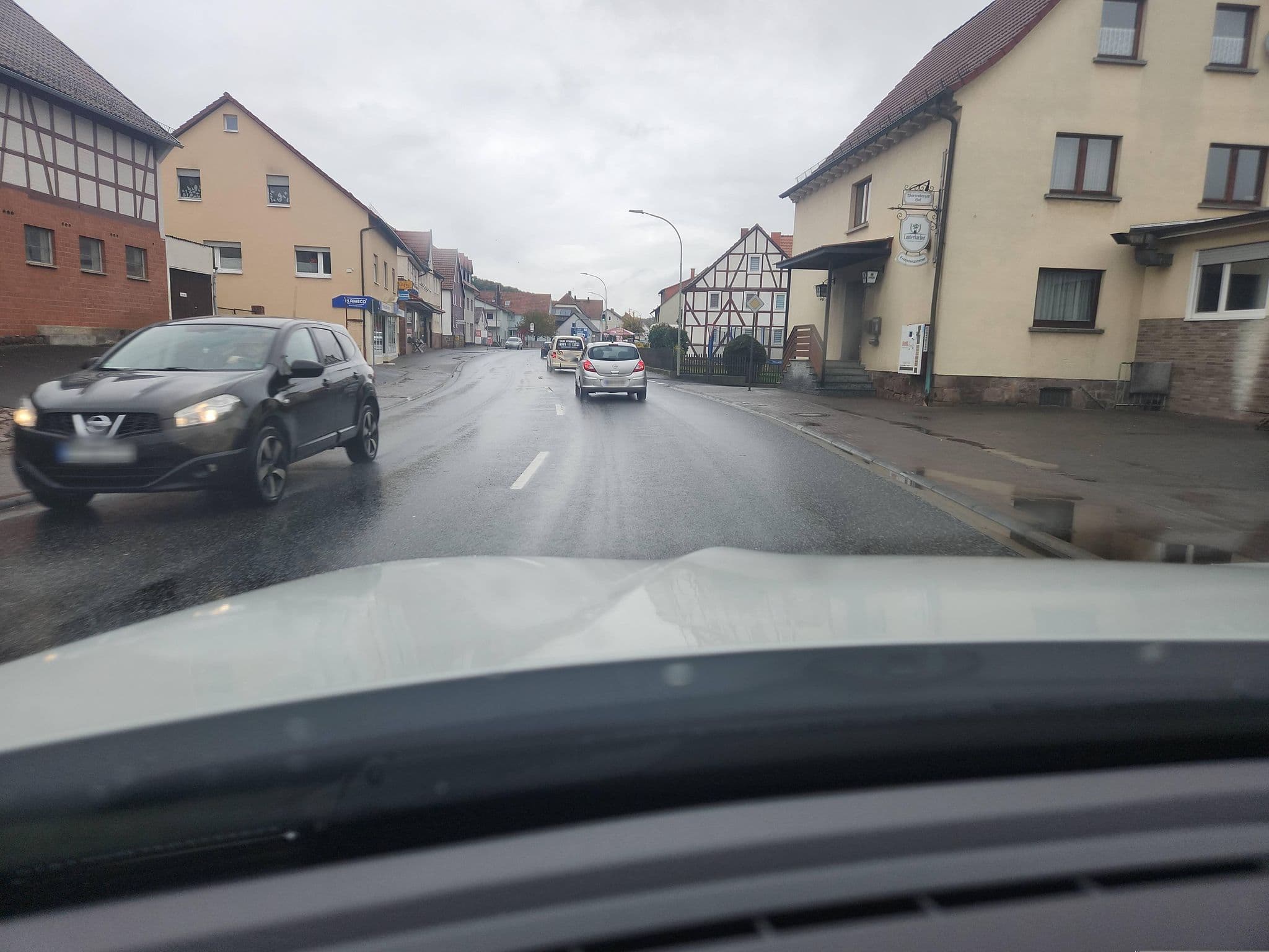 Street view near Pension Hühn, Lauterbach — © DerMaster0815 (CC BY-SA · Mapillary)