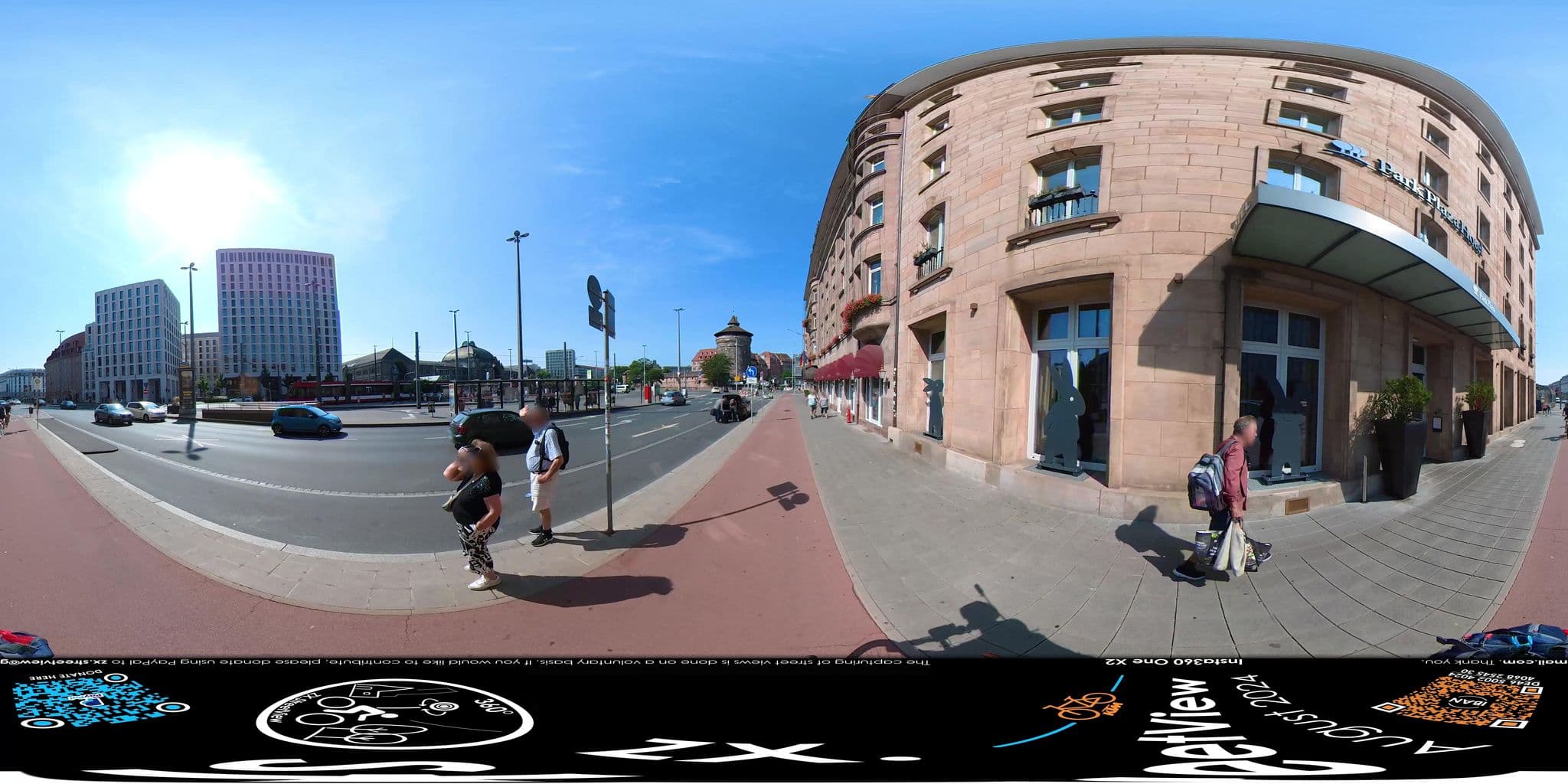 Street view near Park Plaza Hotels, Nuremberg — © ZXStreetview (CC BY-SA · Mapillary)