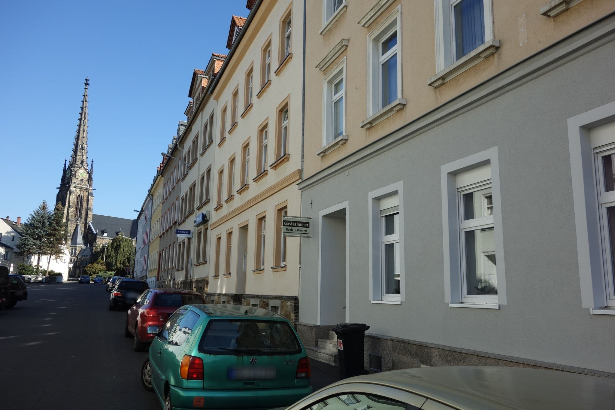 Street view near Gästezimmer Heidel/Wagner, Freiberg — © malenki (CC BY-SA · Mapillary)