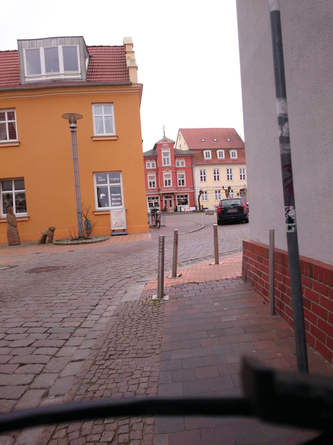 Street view near Pension Eshramo, Barth — © jacobbraeutigam (CC BY-SA · Mapillary)