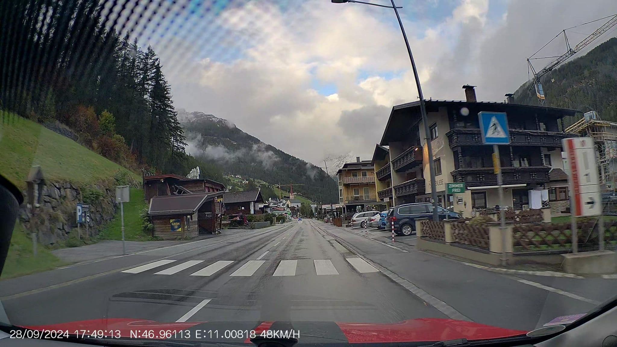 Street view near Haus Anneliese, Sölden
