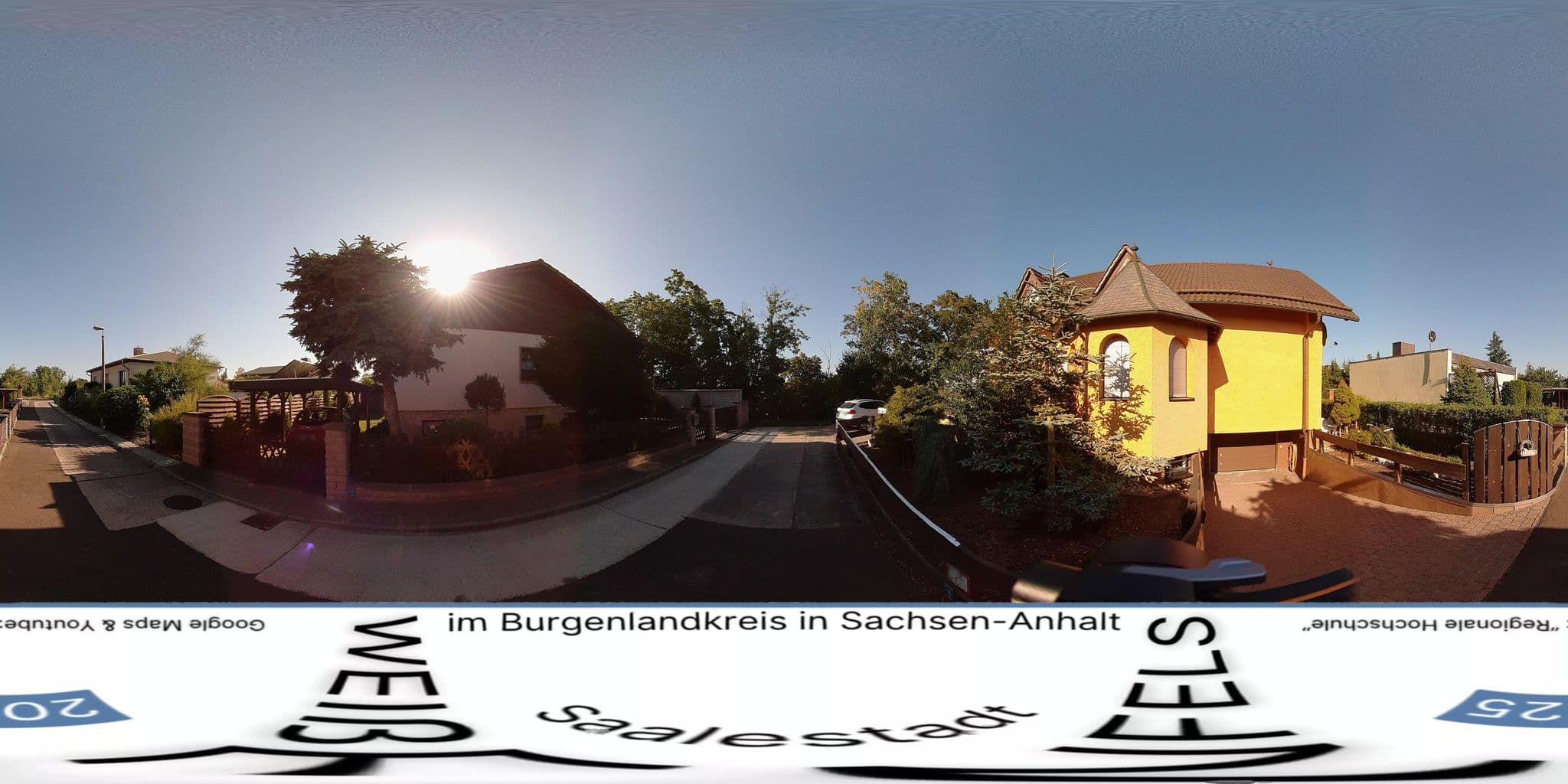 Street view near Bootshaus Weißenfels, Weißenfels — © MarcAurel2 (CC BY-SA · Mapillary)