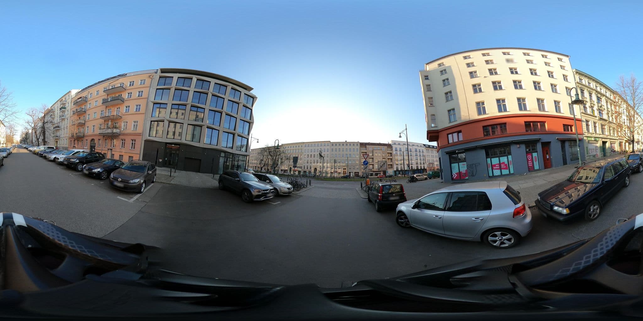 Street view near Adele Designhotel, Prenzlauer Berg — © stefanhrt (CC BY-SA · Mapillary)