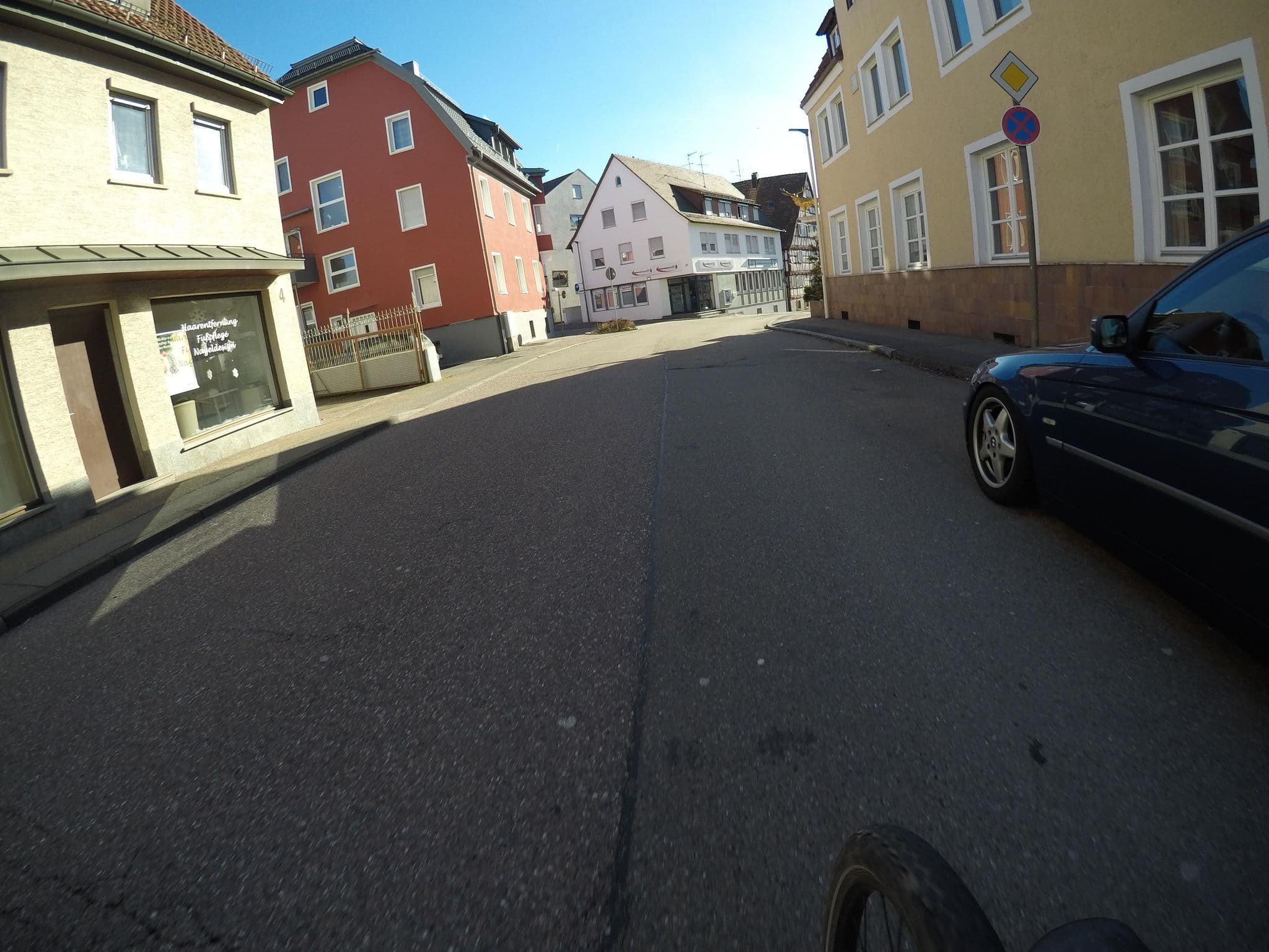 Street view near Hotel Hirsch, Leonberg — © mfa (CC BY-SA · Mapillary)