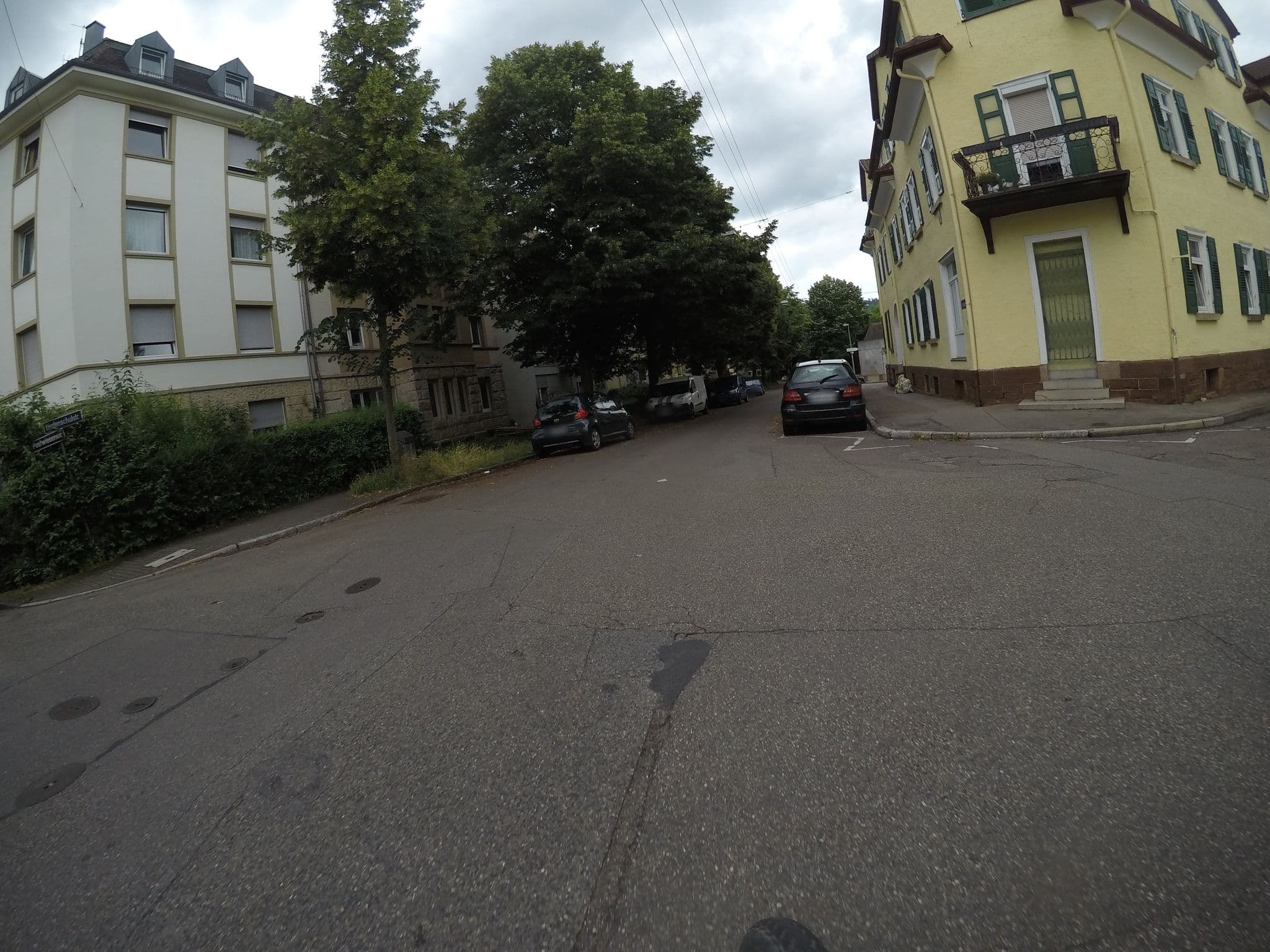 Street view near Pension Linde, Stuttgart-Ost — © mfa (CC BY-SA · Mapillary)