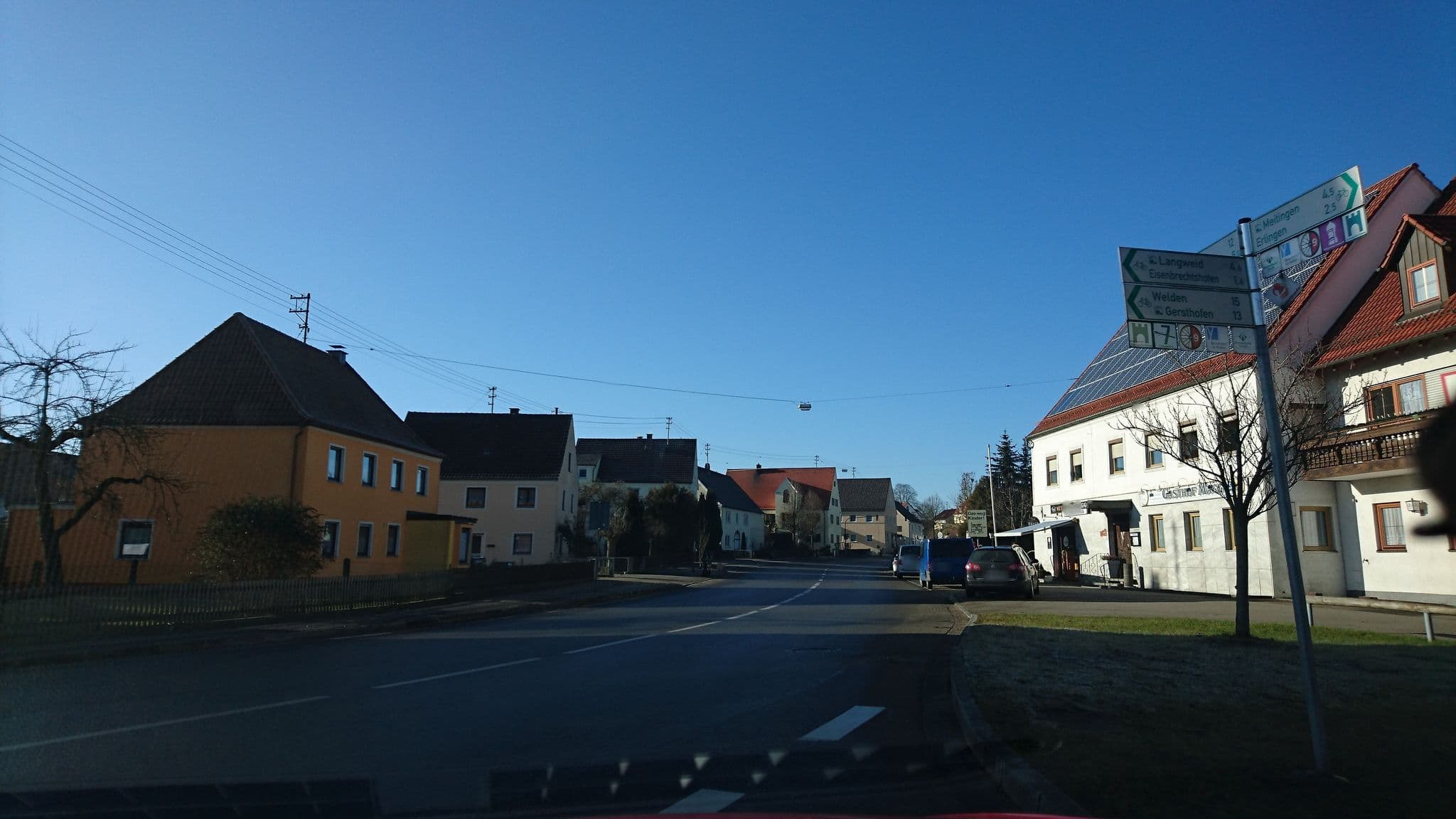 Street view near Gasthof Magg, Biberbach — © msdess (CC BY-SA · Mapillary)