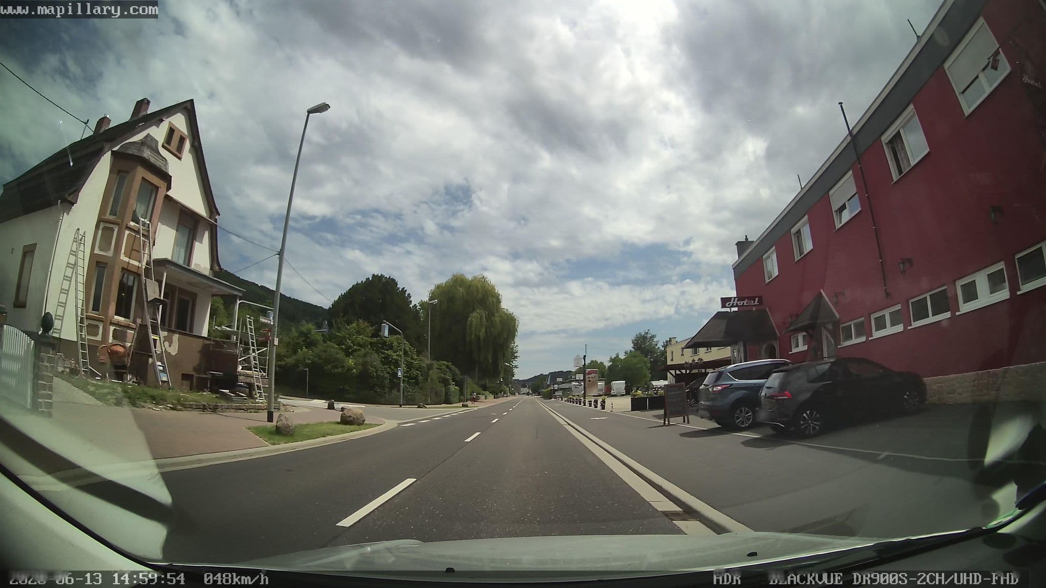 Street view near Hotel Restaurant Rheinkönig, Kamp-Bornhofen — © mapcreator (CC BY-SA · Mapillary)
