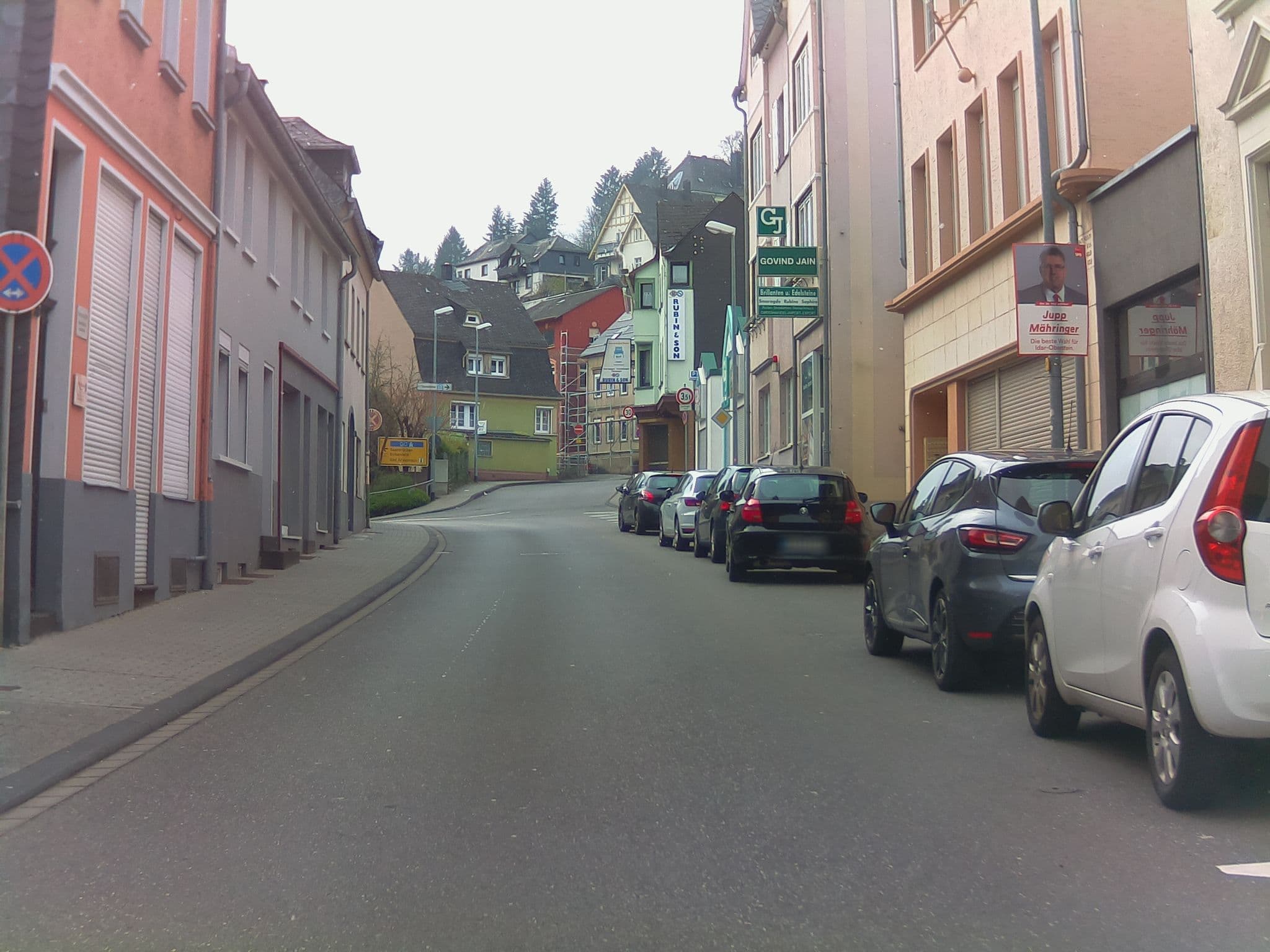 Street view near Opal Hotel, Idar-Oberstein — © ramap (CC BY-SA · Mapillary)