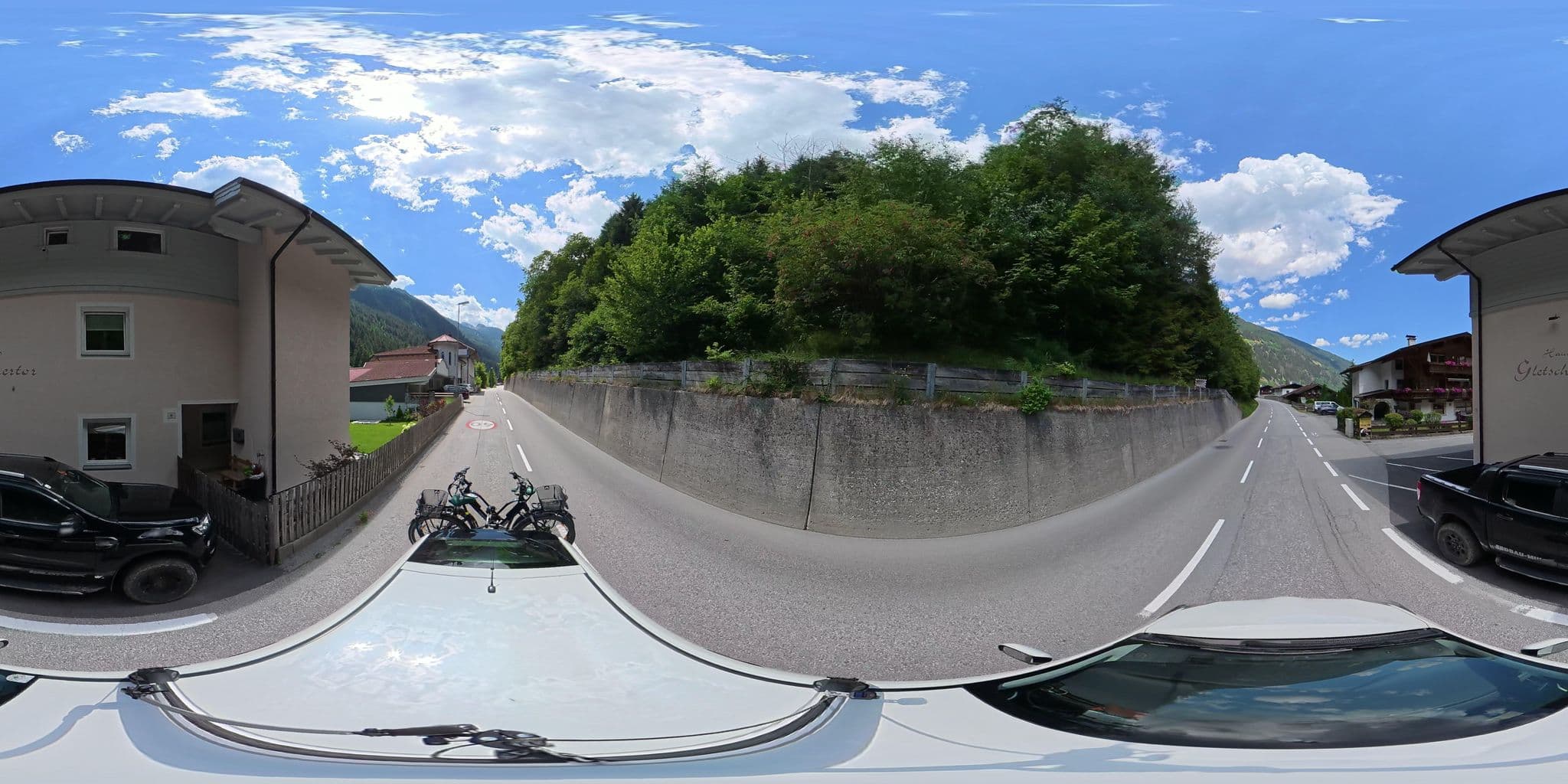 Street view near Haus Gletschertor, Neustift im Stubaital