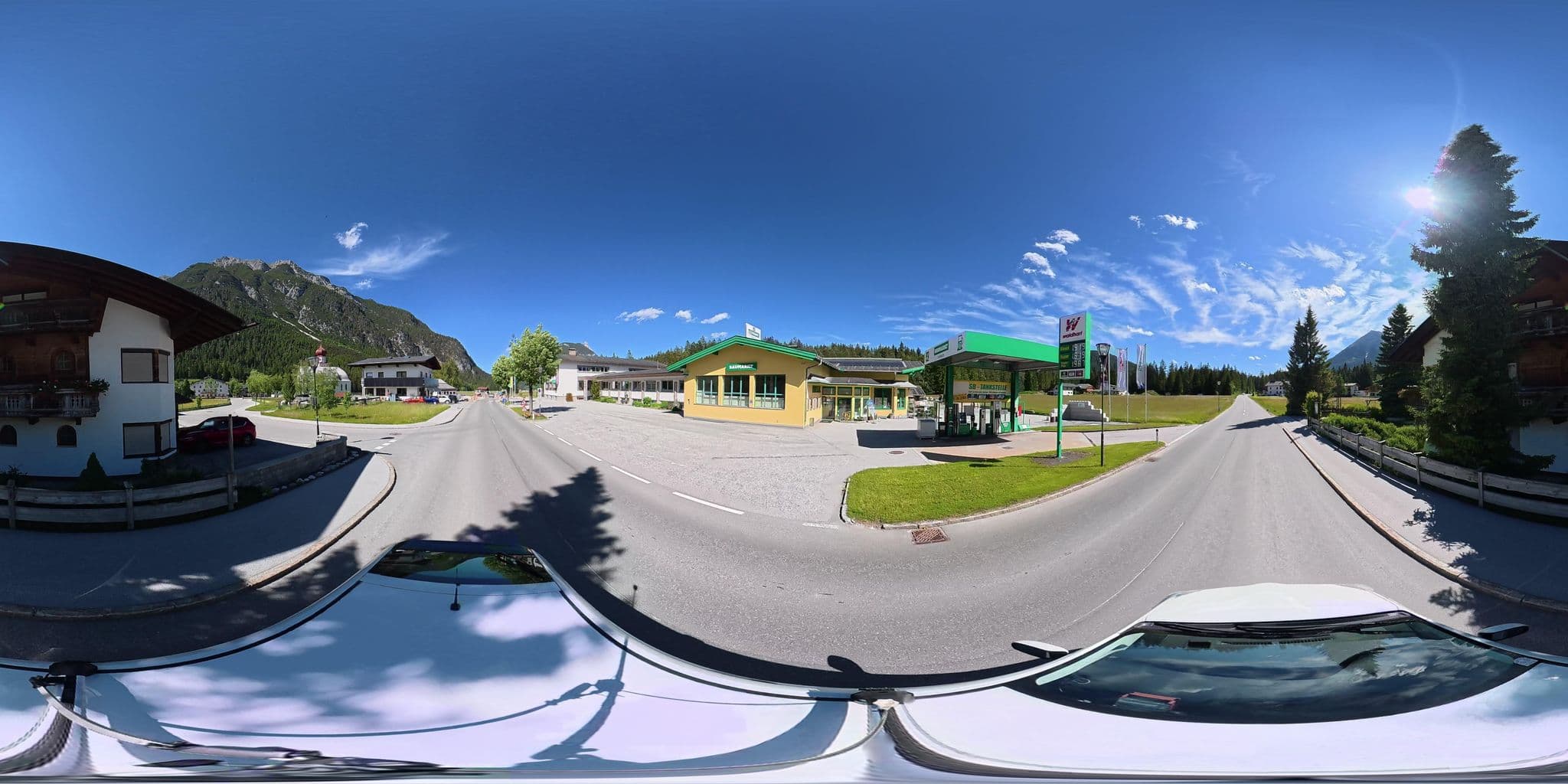 Street view near Landhaus Irene, Leutasch