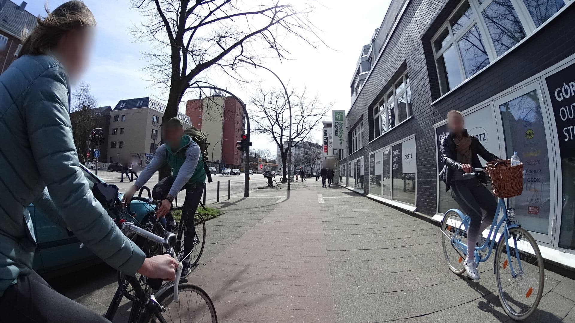 Street view near Premier Inn, Borgfelde — © sashazykov (CC BY-SA · Mapillary)