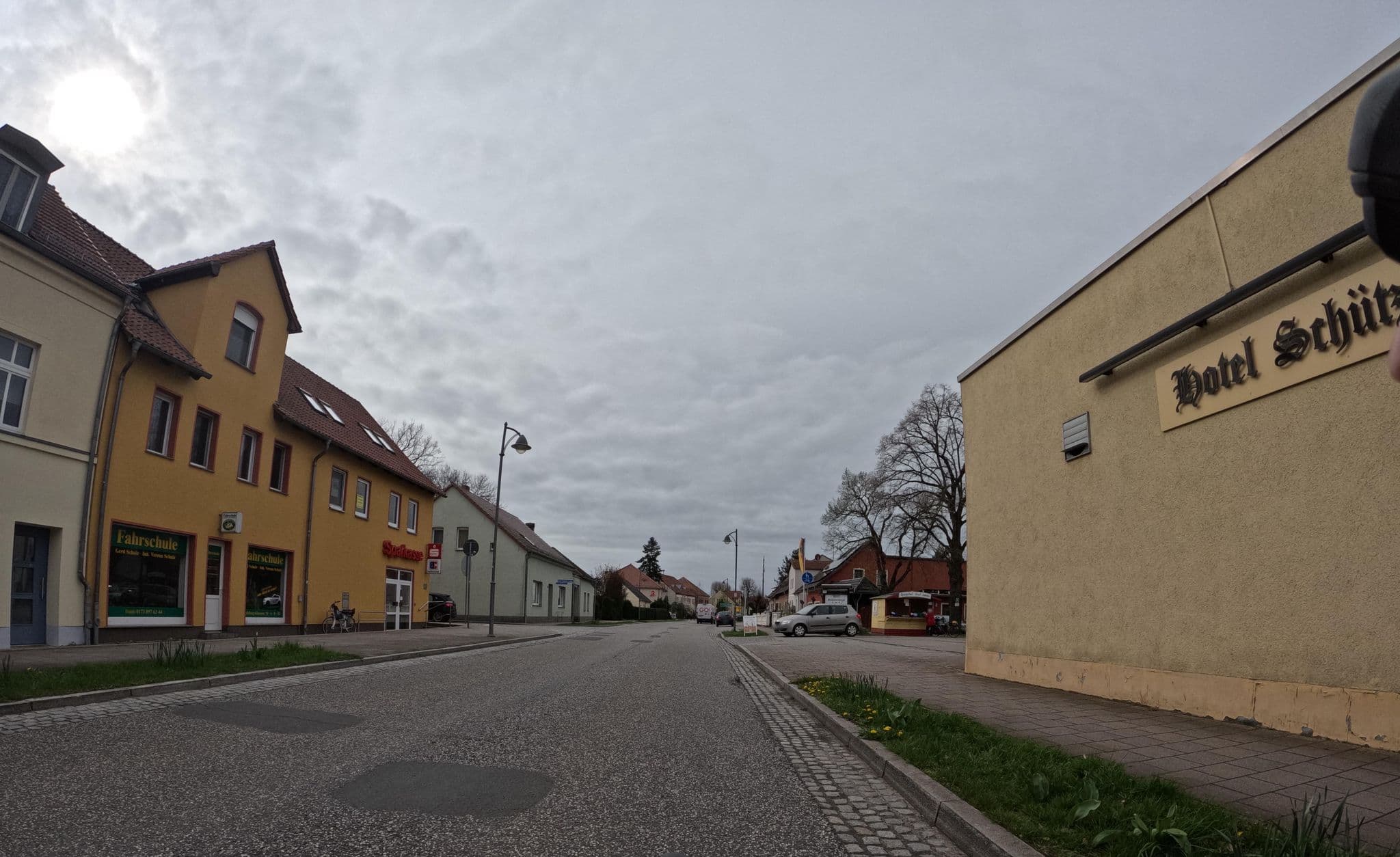 Street view near Schützenhaus, Borkheide — © britiger (CC BY-SA · Mapillary)
