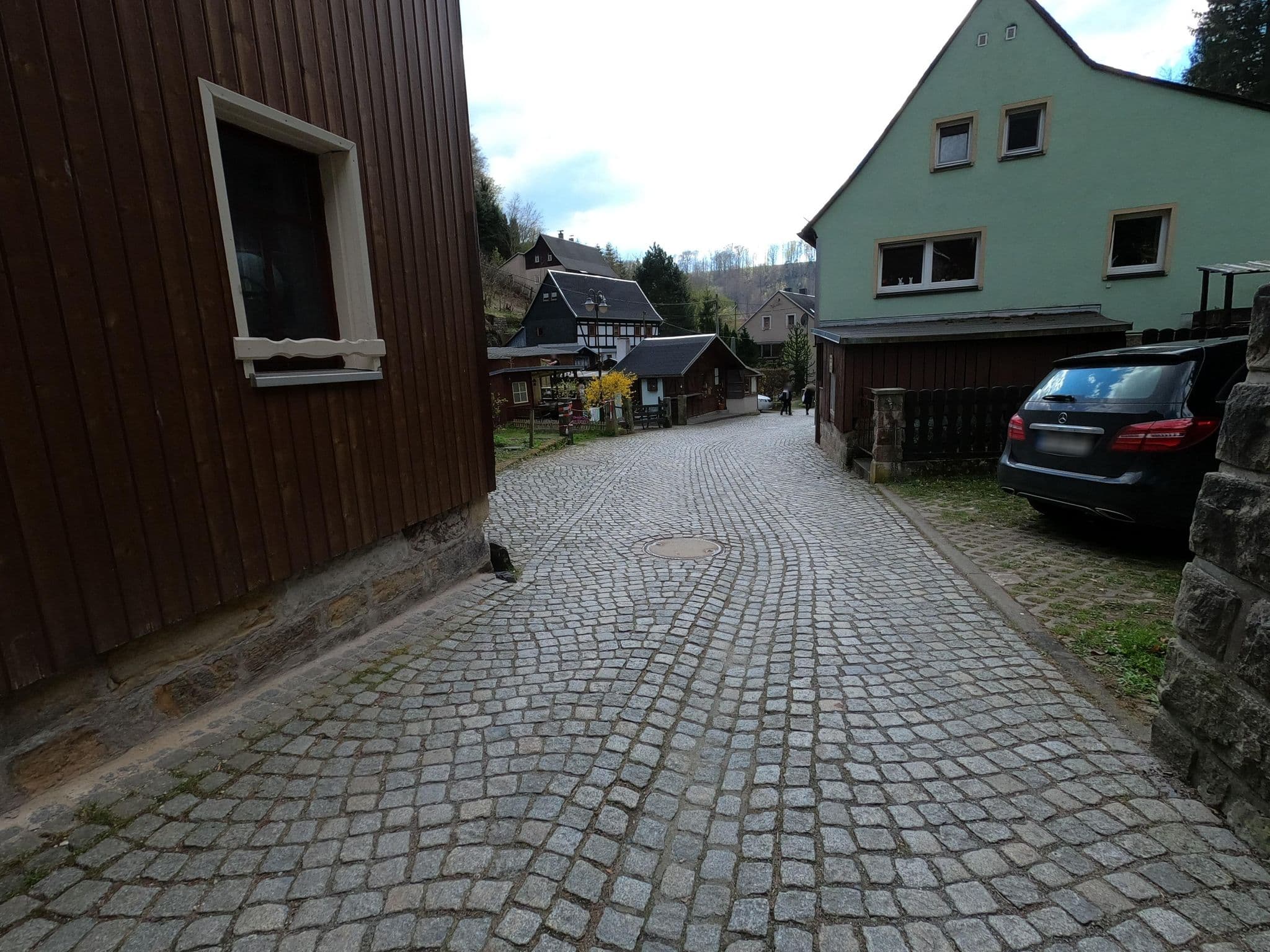 Street view near Gästezimmer Andreas Rothermel, Bad Schandau — © Langfahrer (CC BY-SA · Mapillary)