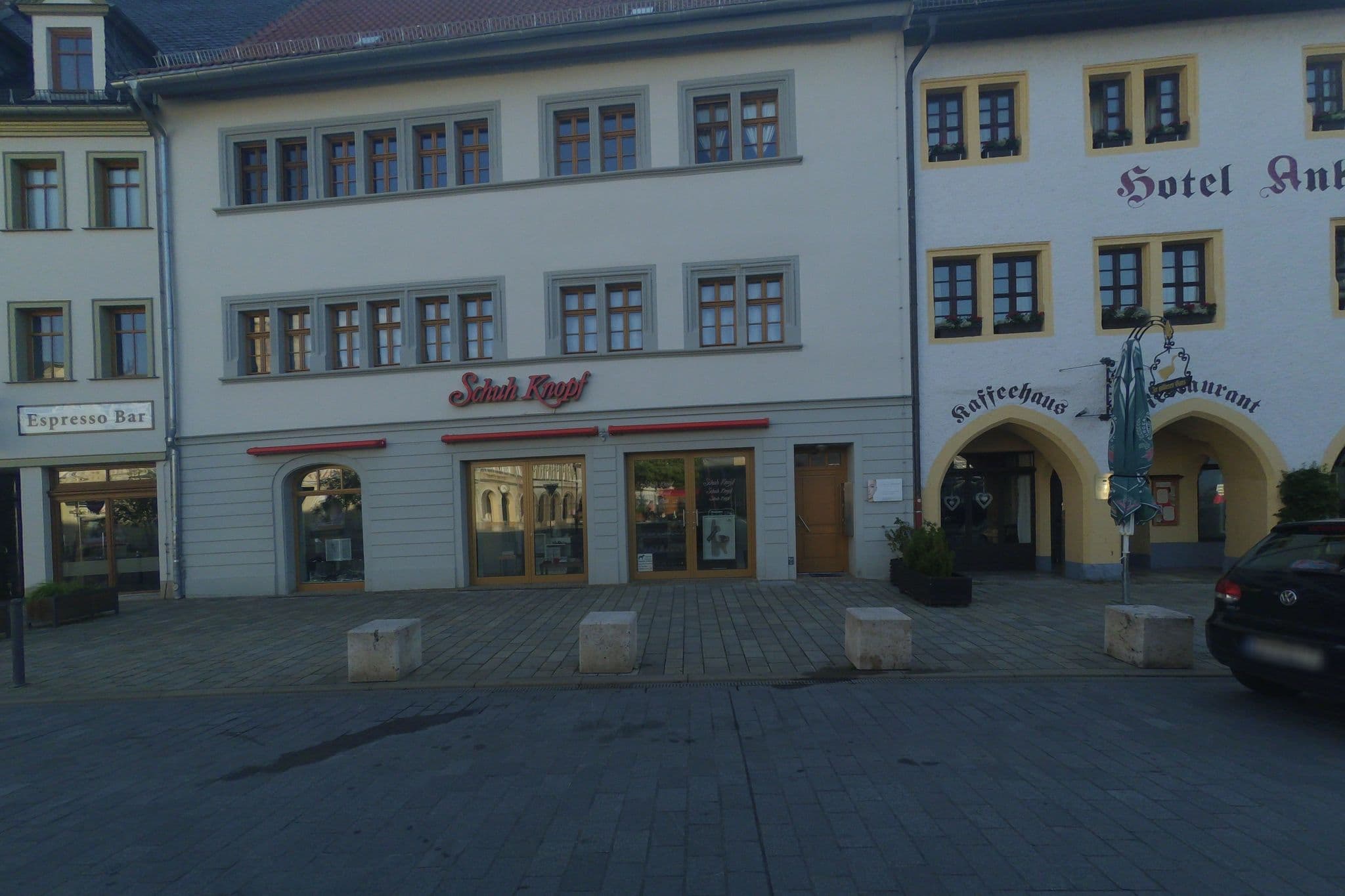 Street view near Hotel Anker Saalfeld, Saalfeld — © wegavision (CC BY-SA · Mapillary)