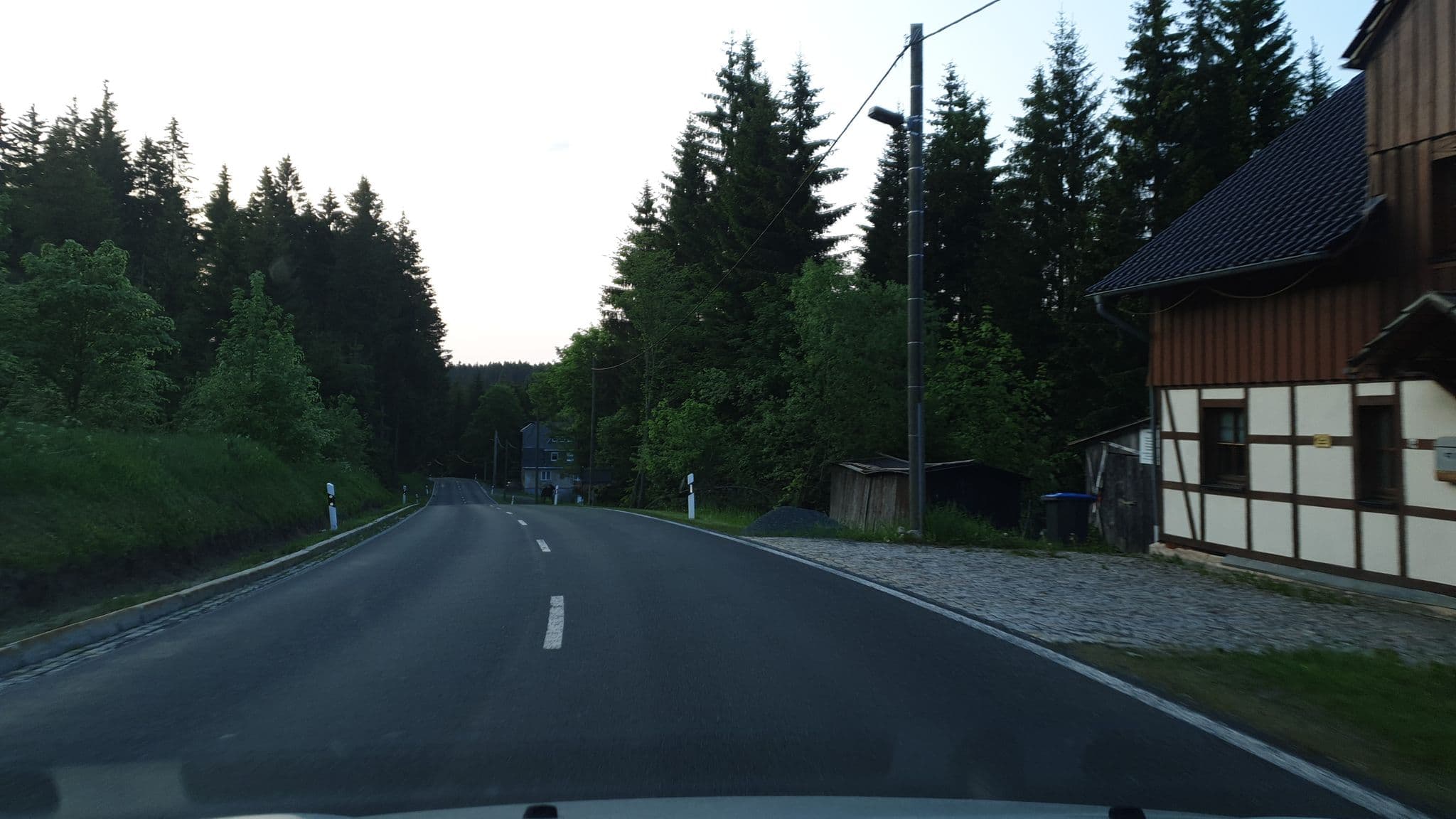 Street view near Ferienhaus Alte Post, Tannenbergsthal — © canislupus (CC BY-SA · Mapillary)