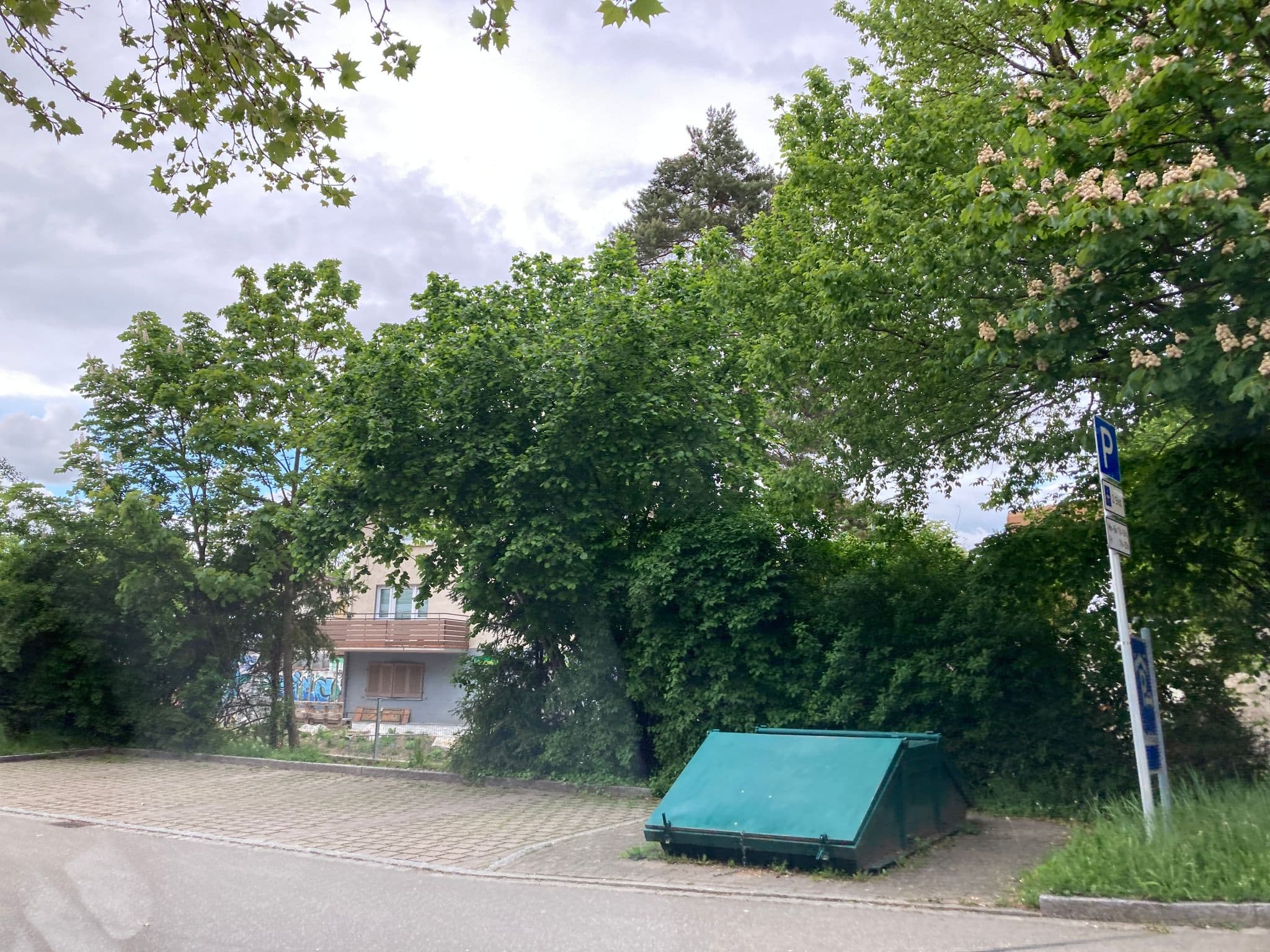 Street view near Stellplatz Nußbaumallee, Müllheim — © tasmaniadevil (CC BY-SA · Mapillary)