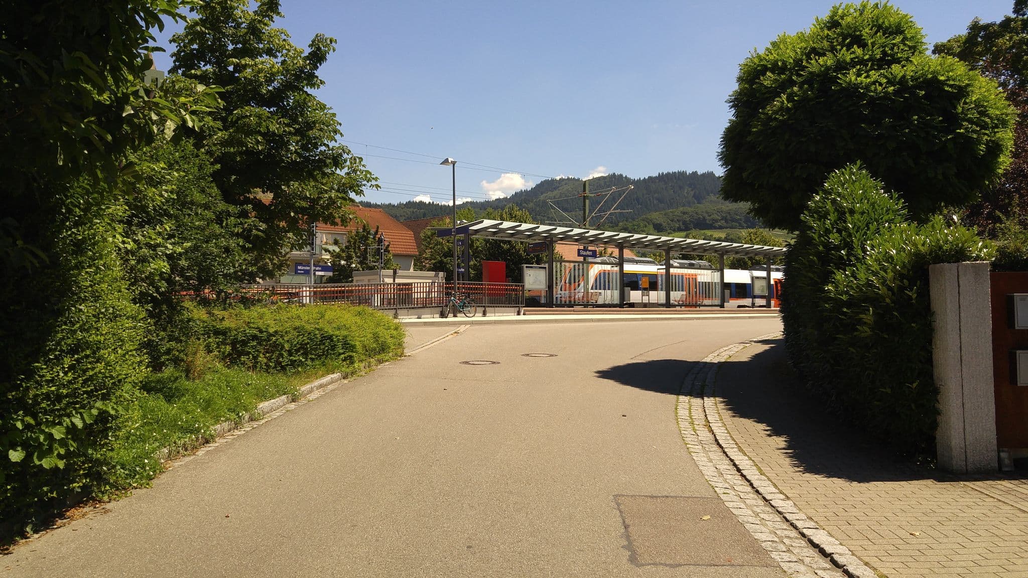 Street view near Ferienwohnung Seeblick, Unterkrozingen — © aa_blaablaa (CC BY-SA · Mapillary)