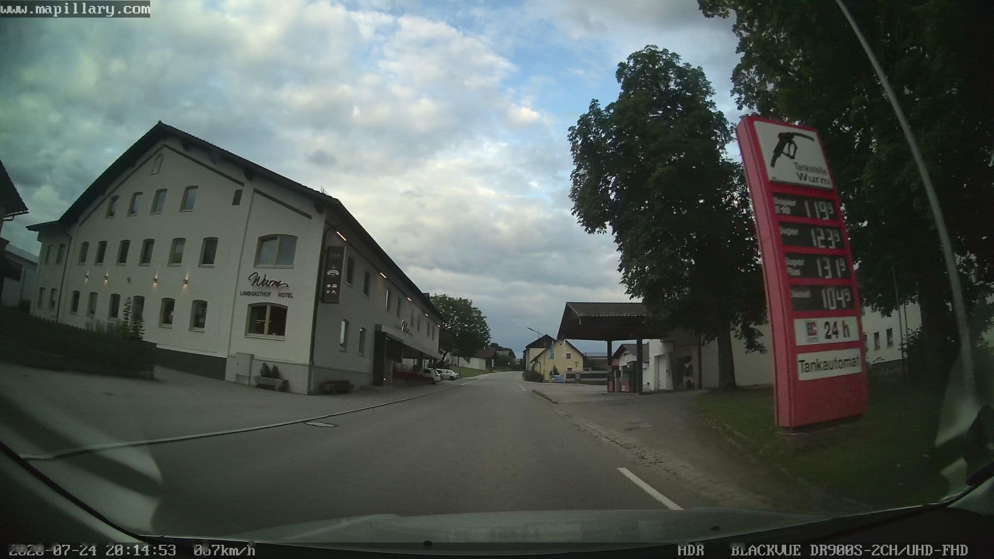 Street view near Pension Wurm, Bogen — © mapcreator (CC BY-SA · Mapillary)