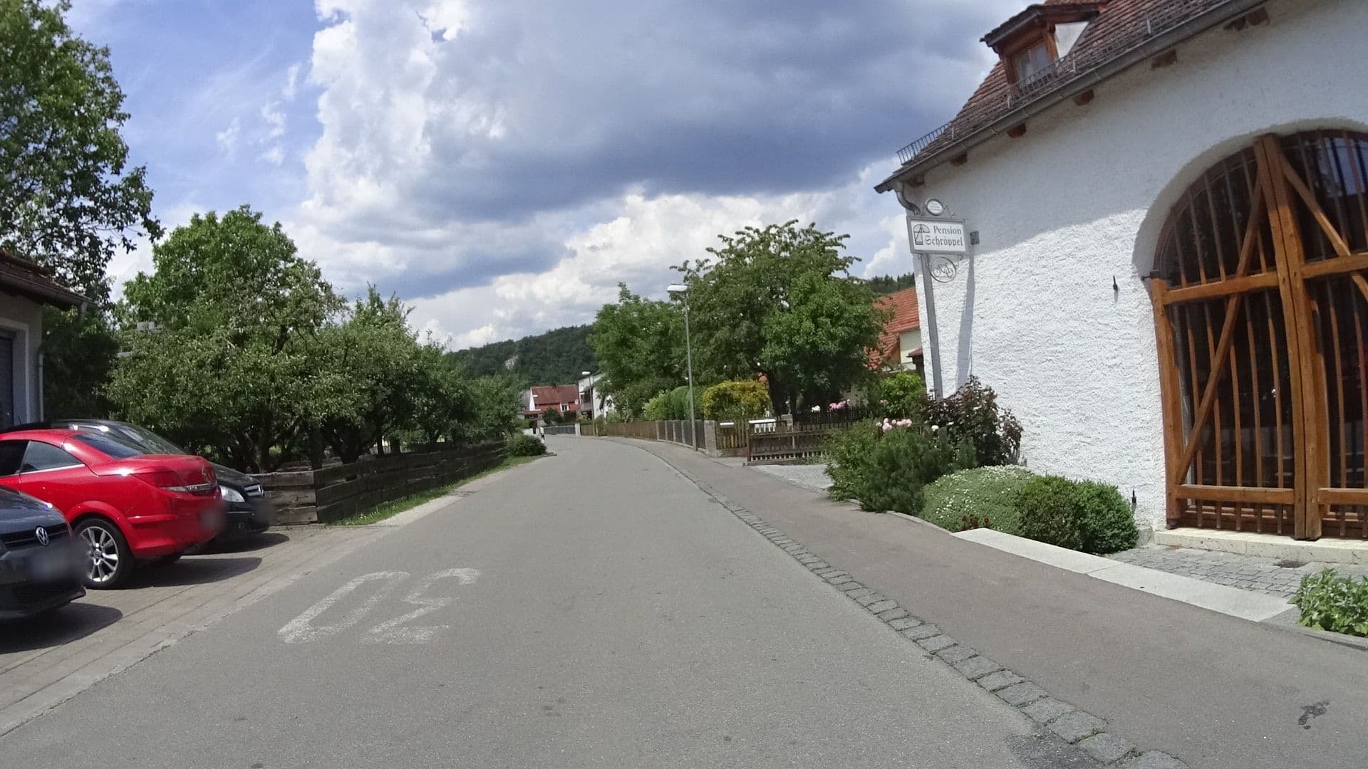 Street view near Pension Schröppel, Bad Abbach — © ramap (CC BY-SA · Mapillary)