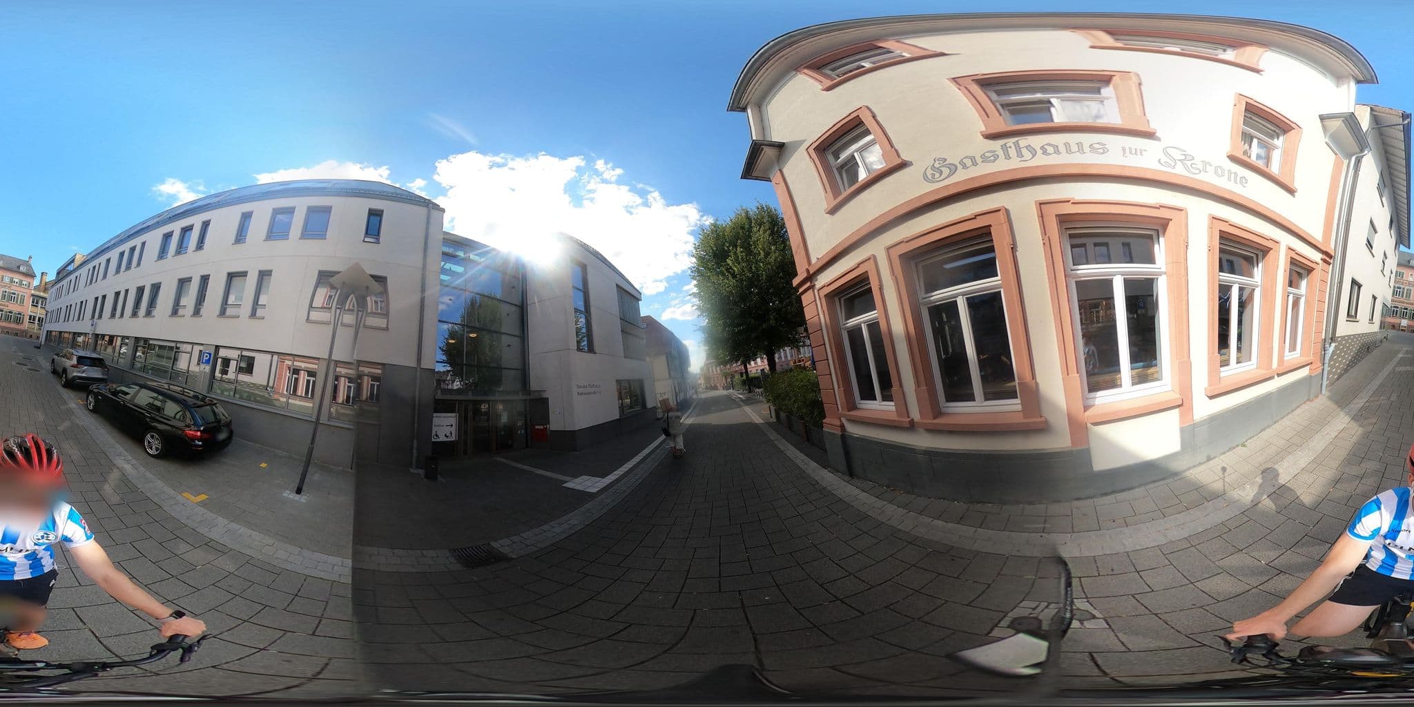 Street view near Gasthaus Krone, Leimen — © RadNETZ (CC BY-SA · Mapillary)