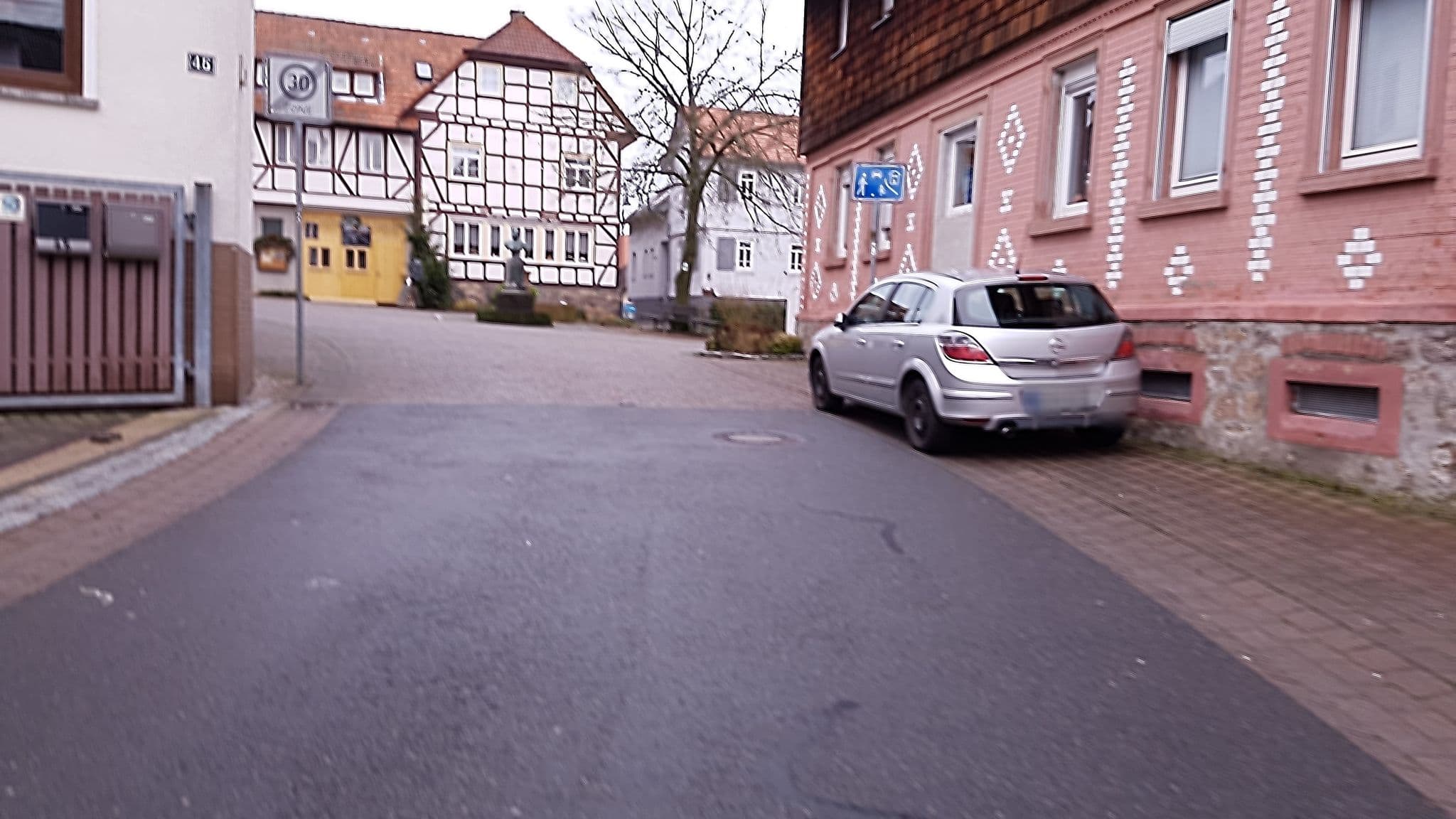 Street view near Pension, Lützelbach — © jurgenweighardt (CC BY-SA · Mapillary)