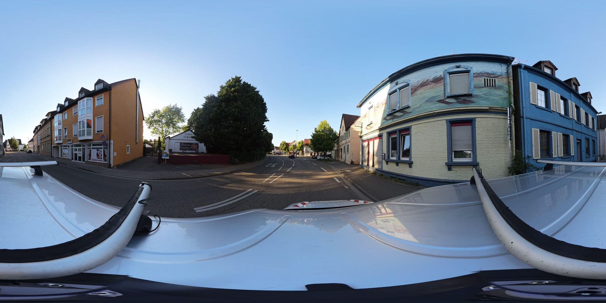 Street view near Hotel Maurer, Bruchsal — © tasmaniadevil (CC BY-SA · Mapillary)
