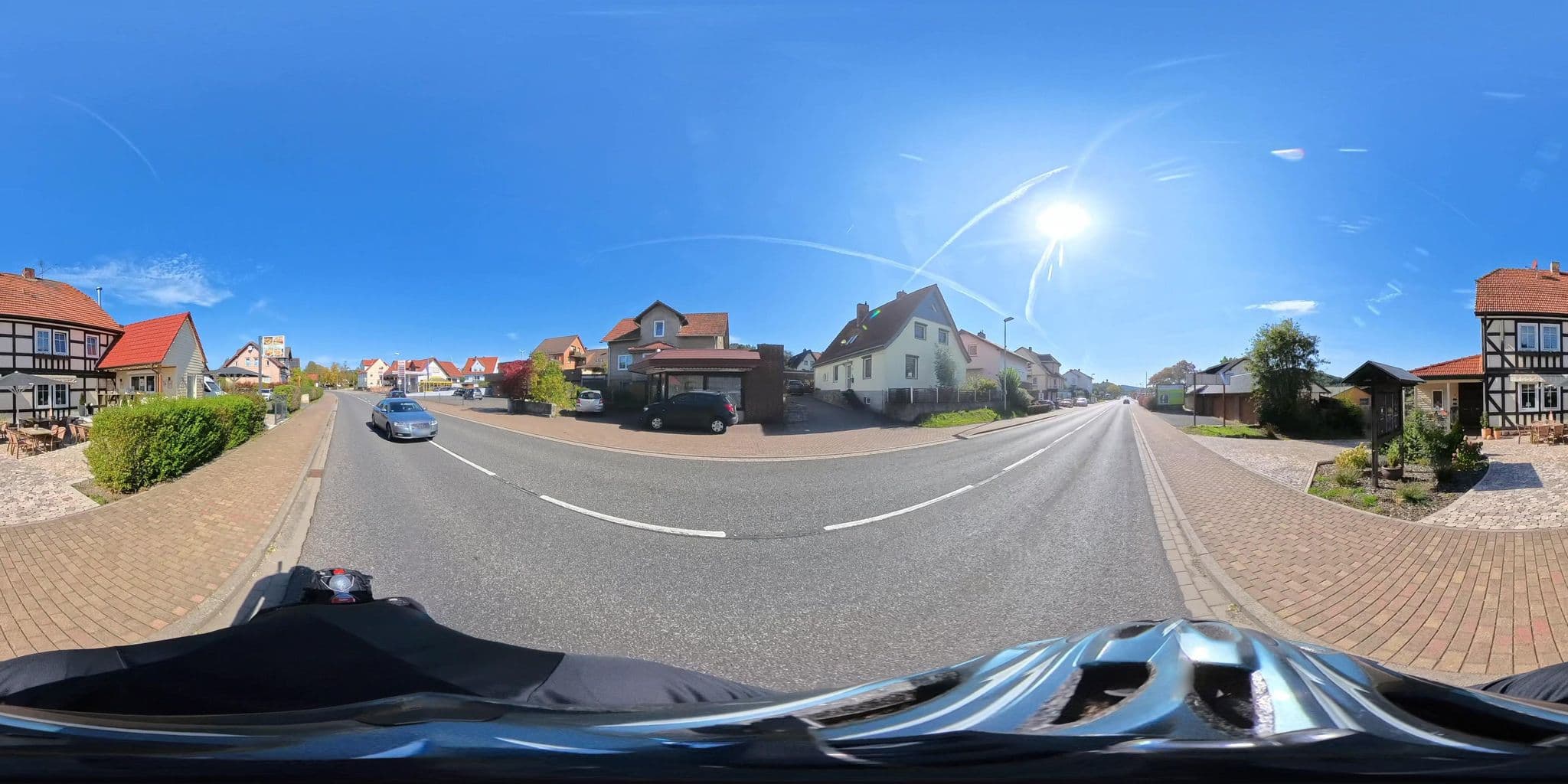 Street view near Pension Eberbeck, Kirchheim — © tim3003 (CC BY-SA · Mapillary)