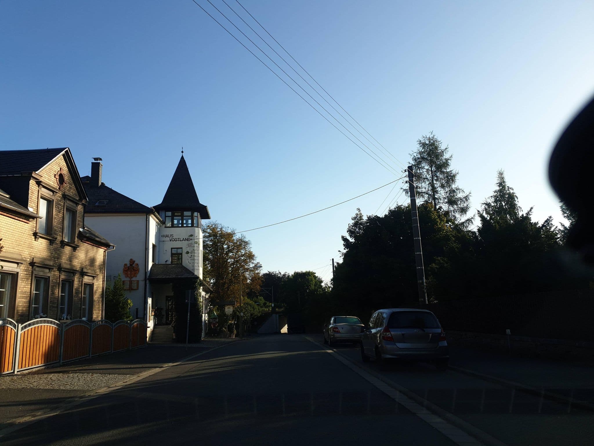 Street view near Haus Vogtland, Syrau — © canislupus (CC BY-SA · Mapillary)