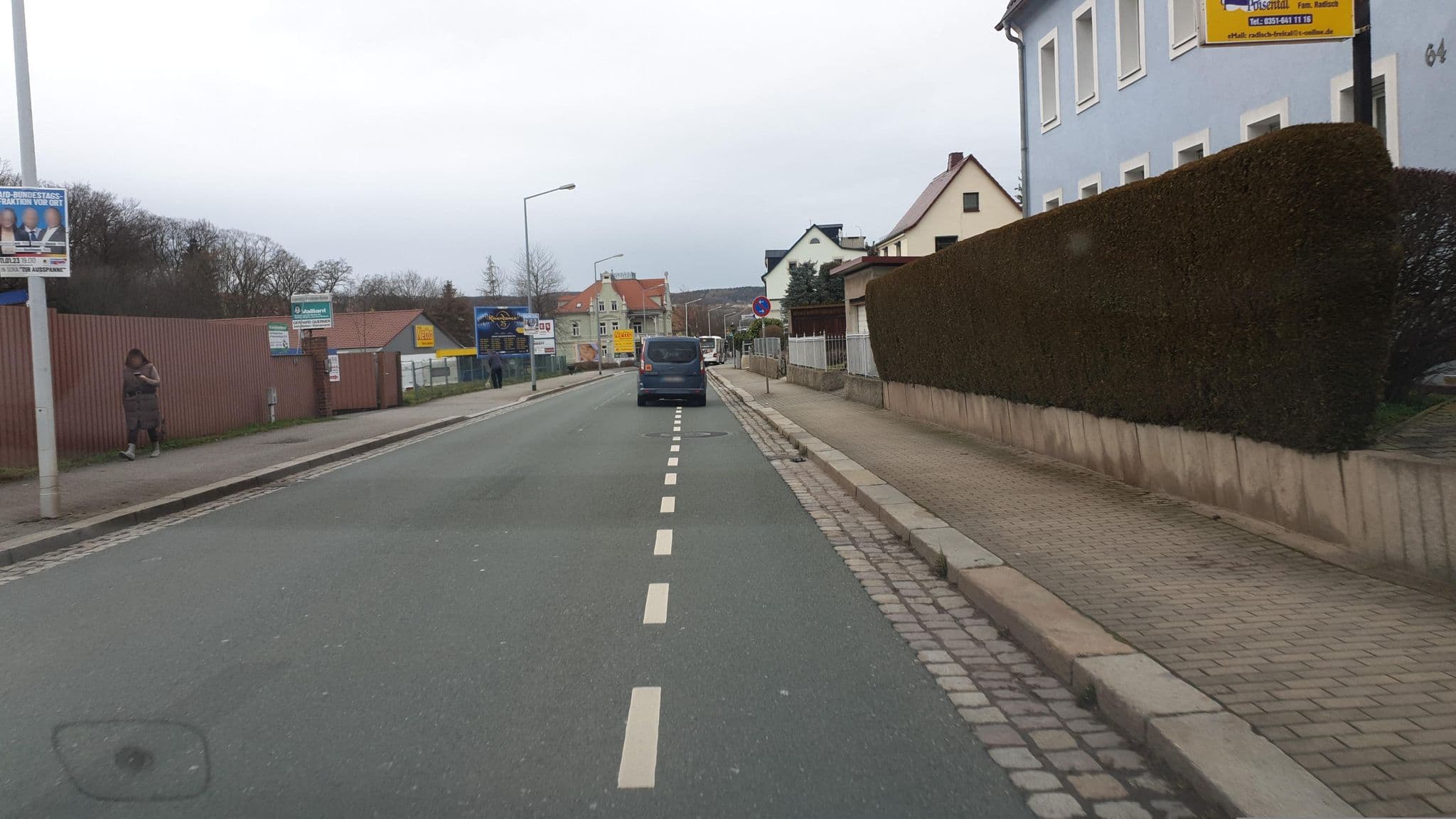 Street view near Pension im Poisental, Freital — © canislupus (CC BY-SA · Mapillary)