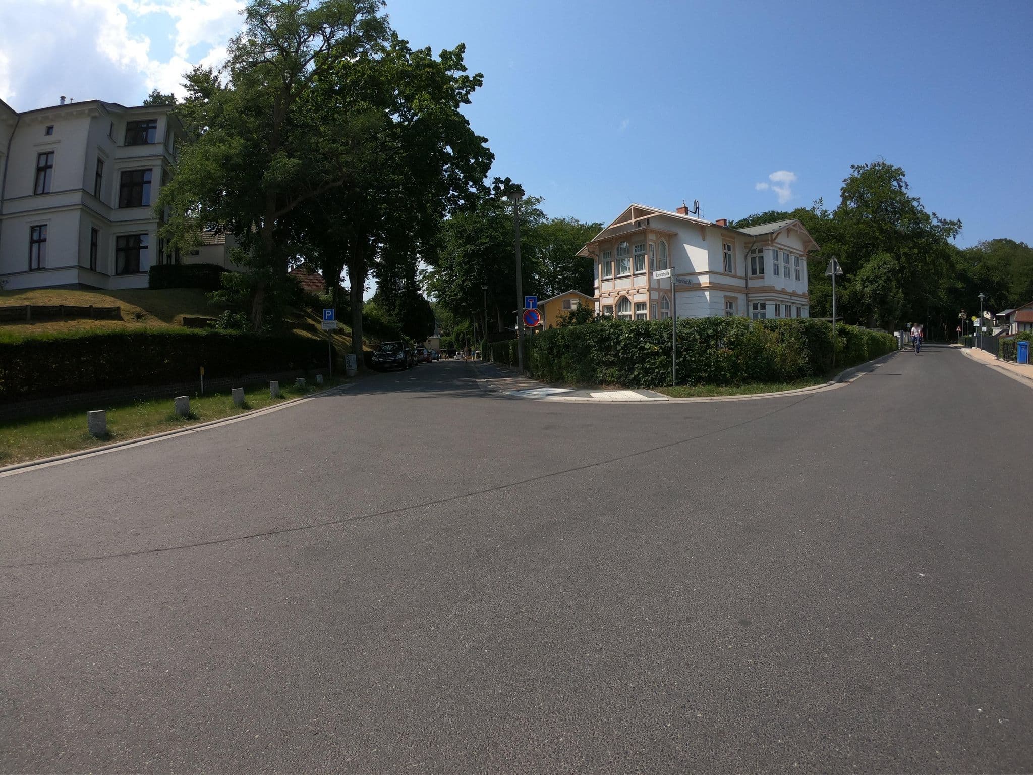Street view near Villa Minheim, Seebad Heringsdorf