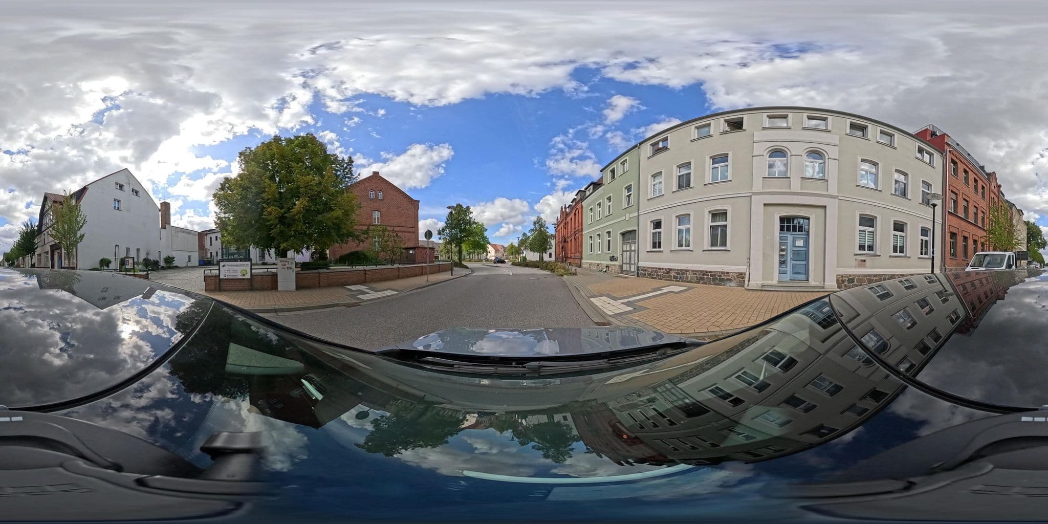 Street view near Privat- und Monteurzimmer 4 you, Osterburg — © poxonline (CC BY-SA · Mapillary)
