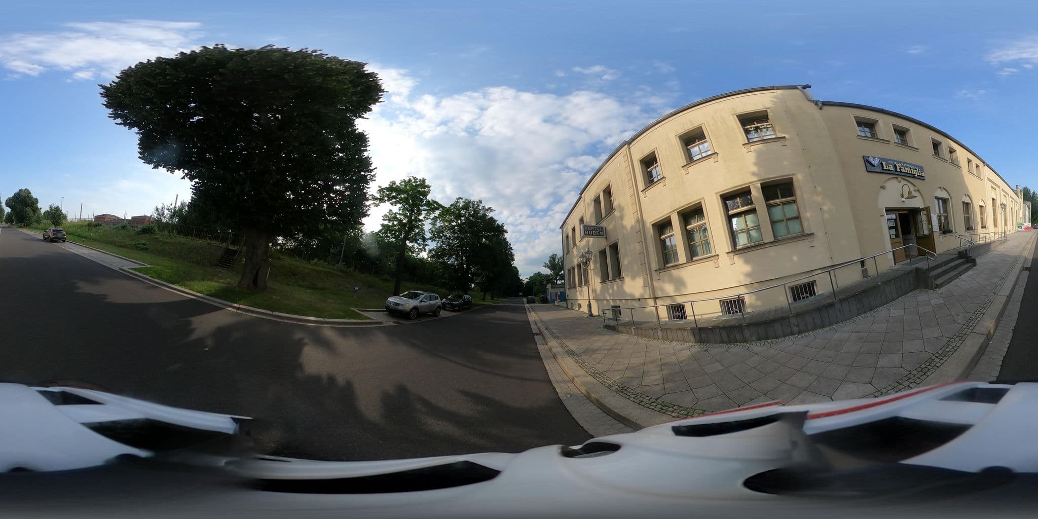 Street view near Hostel Guben, Guben — © Oderradler (CC BY-SA · Mapillary)